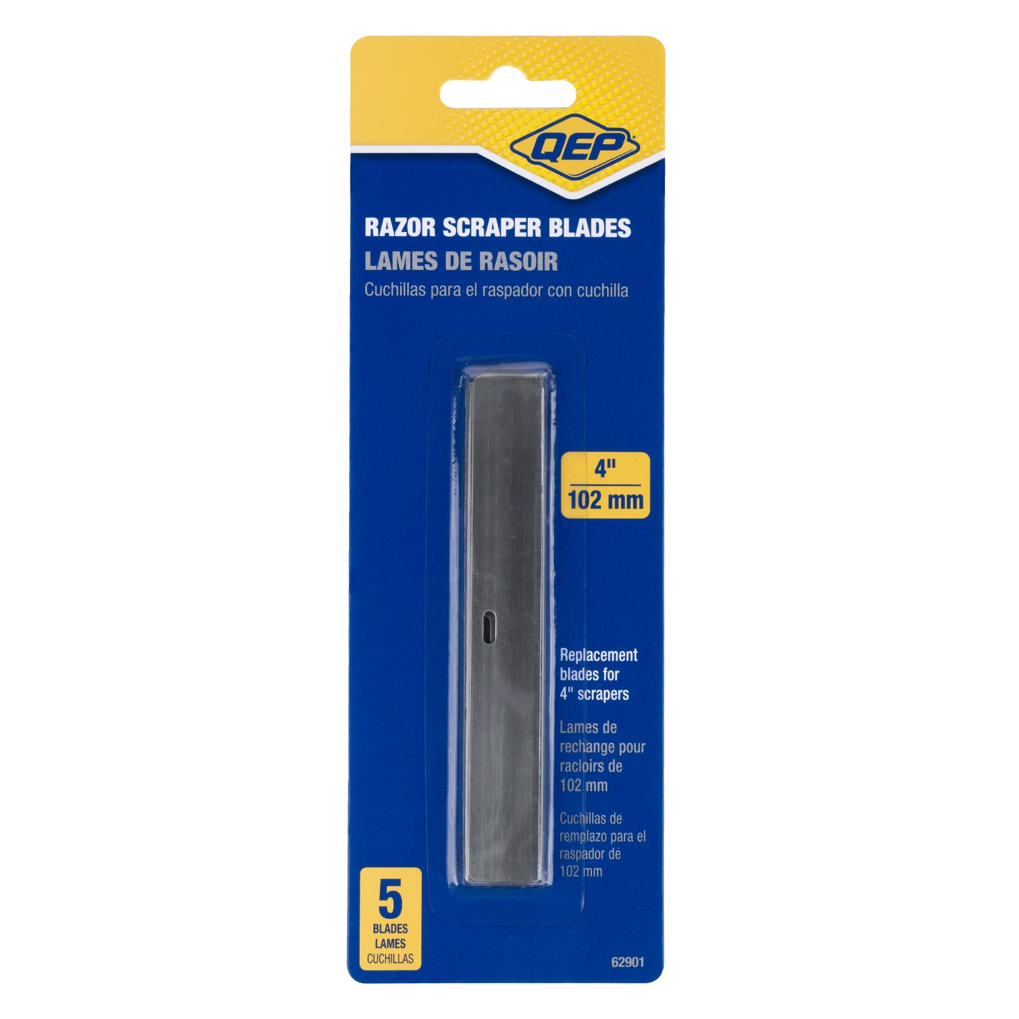 4" Razor Scraper Blades (5 pack) - 5