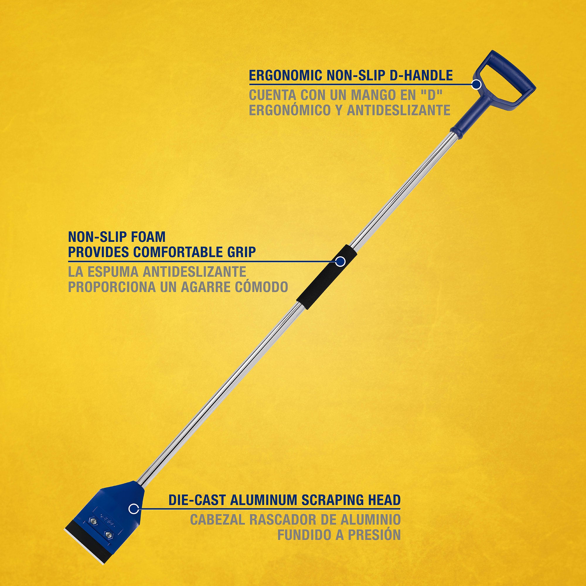 Floor Scraper - with 4" Carbon Steel Blade - 2