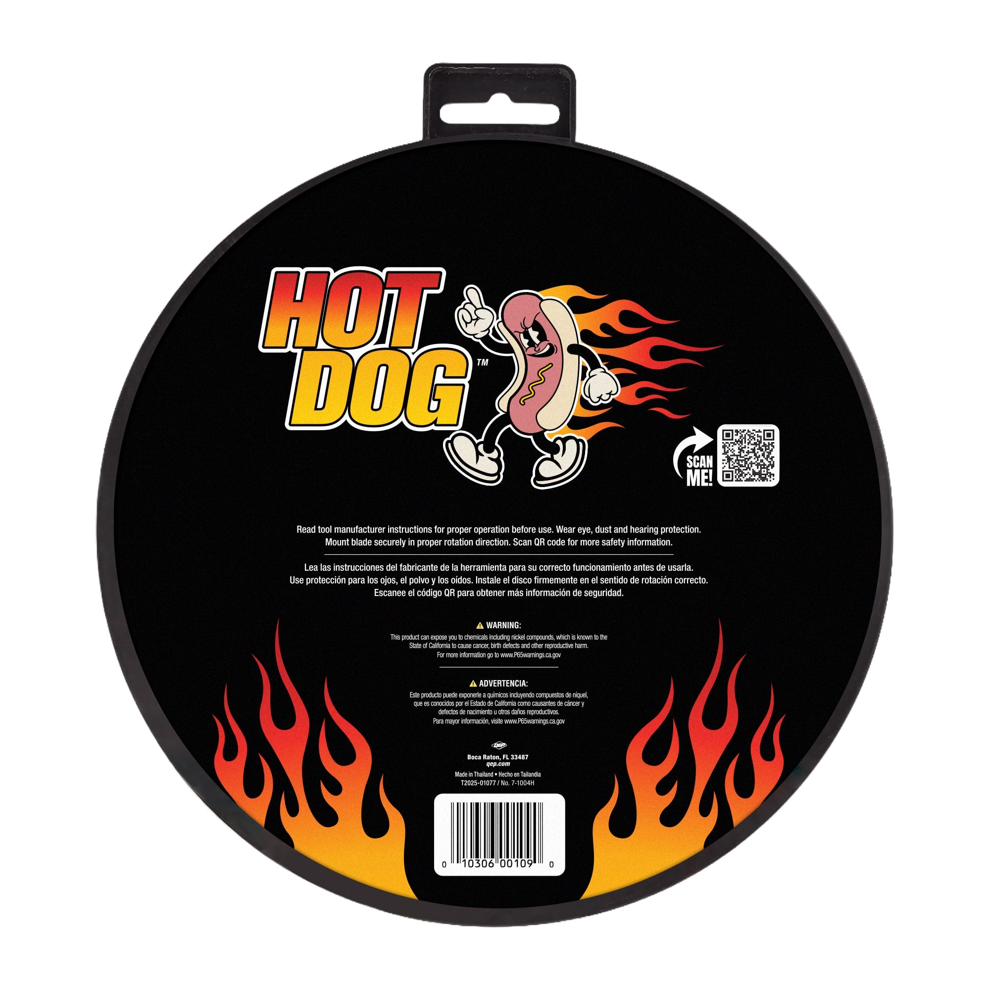 10" Hot Dog Reinforced Steel Hub%2C Diamond Blade for Wet Use - 7