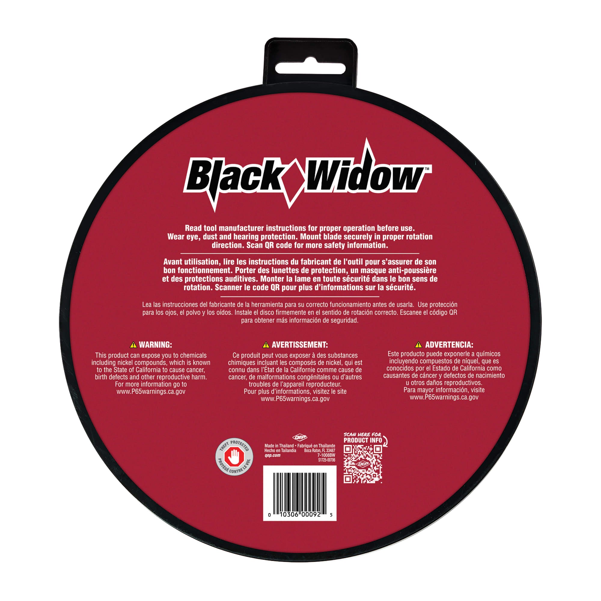 10" Black Widow Premium%2C Thin Rim Diamond Saw Blade%2C for Wet Cutting - 7