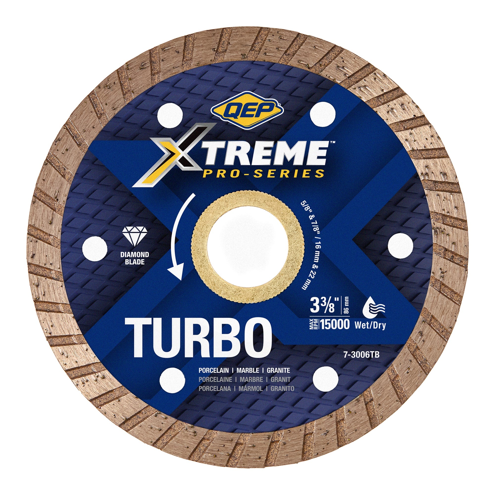 Xtreme Pro Series 3-3/8" Turbo Diamond Blade - 1