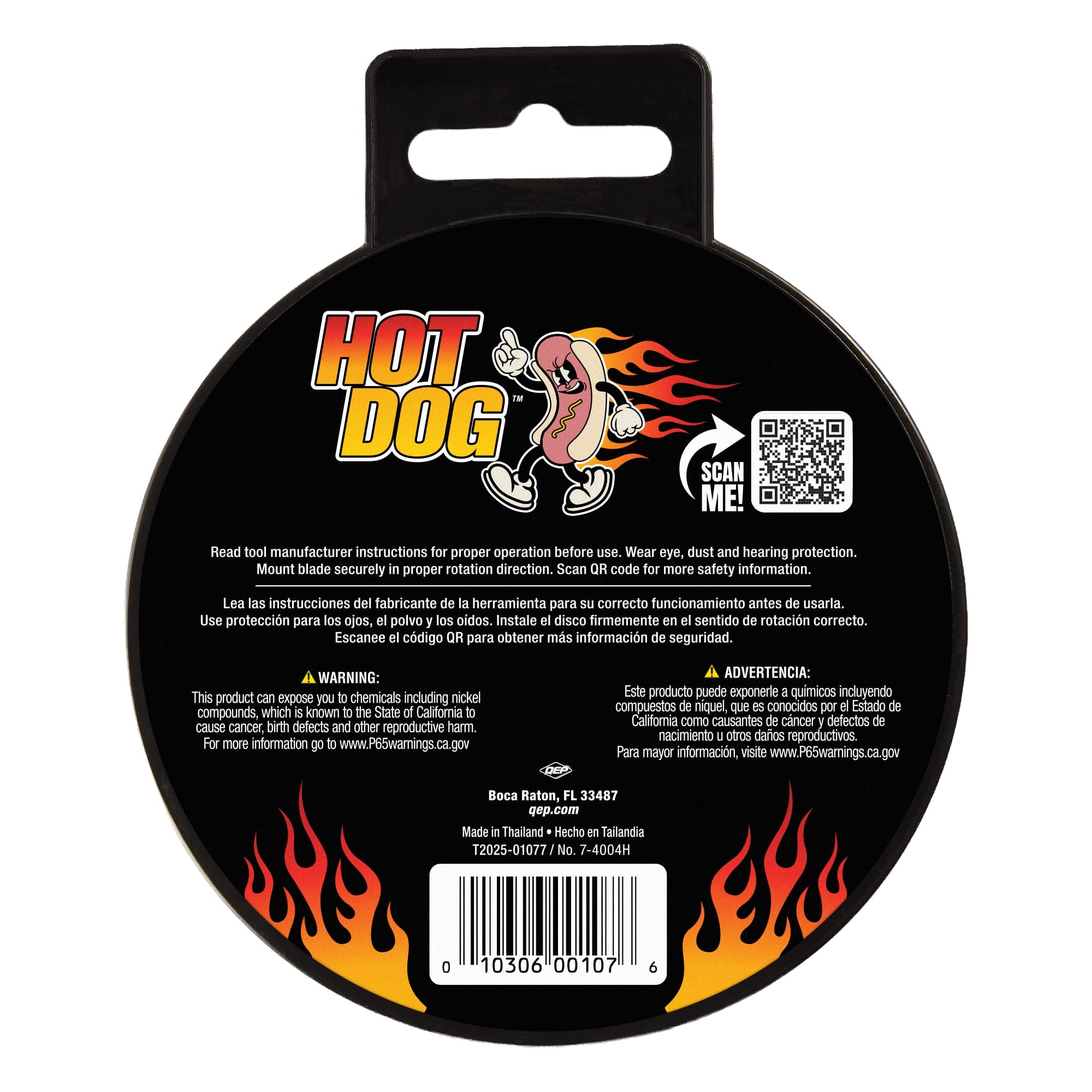 4" Hot Dog Reinforced Steel Hub%2C Diamond Blade for Wet/Dry Use - 7
