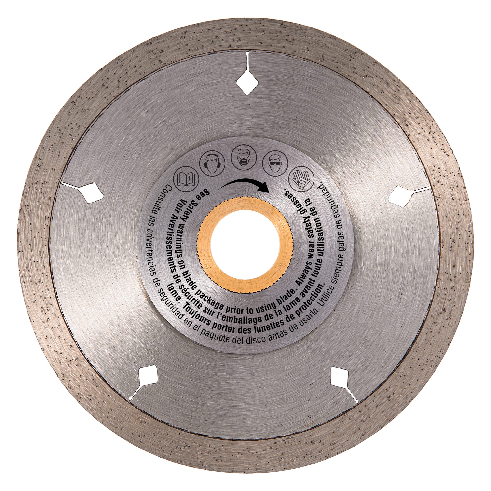 4" Black Widow Premium%2C Thin Rim Diamond Saw Blade%2C Wet/Dry Cutting - 5