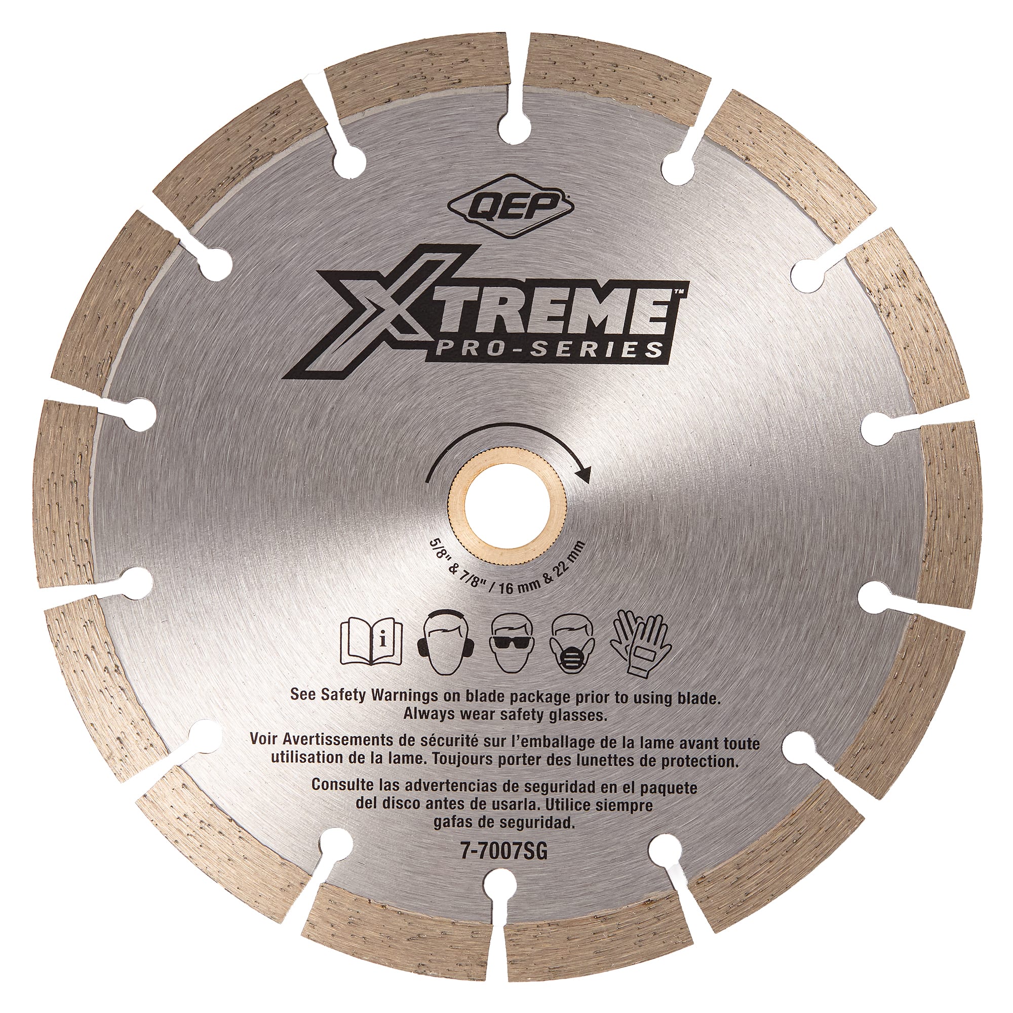 7" Xtreme Segmented Diamond Blade for Pavers%2C Concrete%2C and Brick - 5