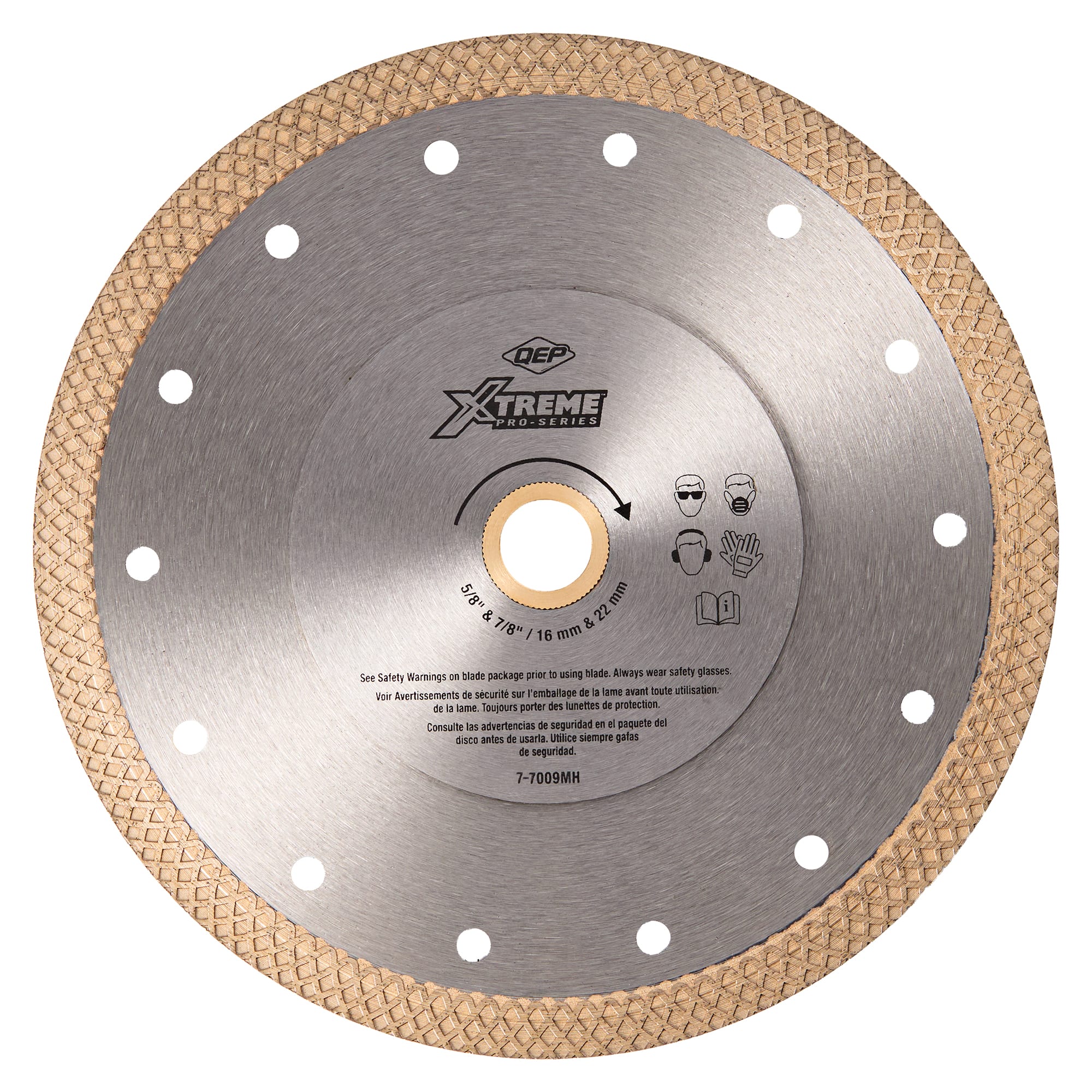 Xtreme Pro Series 7" Mesh Diamond Blade for Wet Cuts - 5