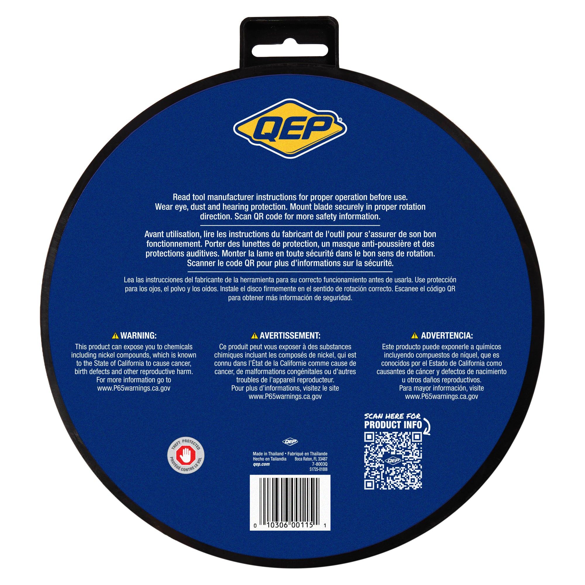 8" Gold Series Continuous Rim Diamond Saw Blade for Wet Cuts - 7