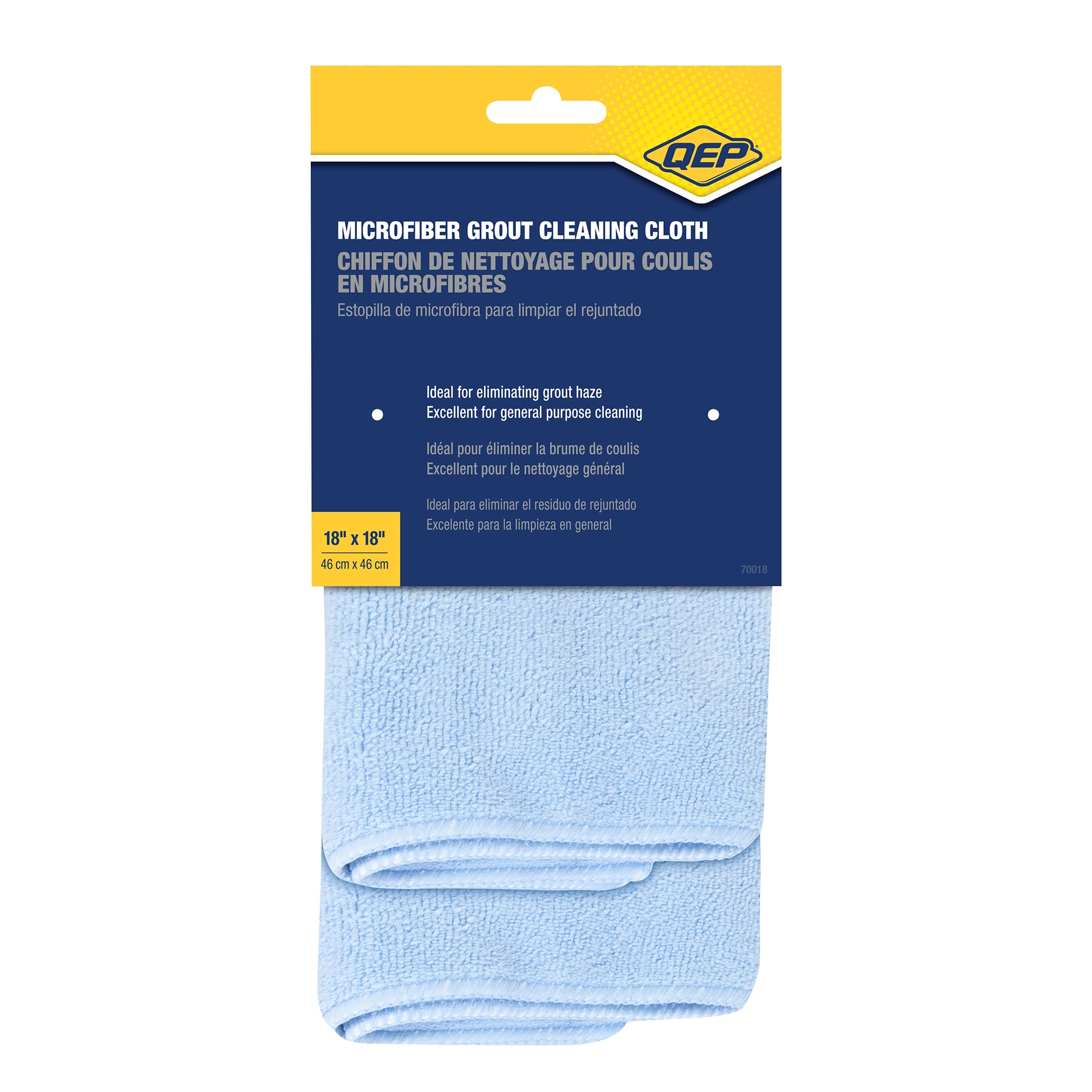 18" x 18" Microfiber Cloth for Grout Cleaning & Polishing - 6