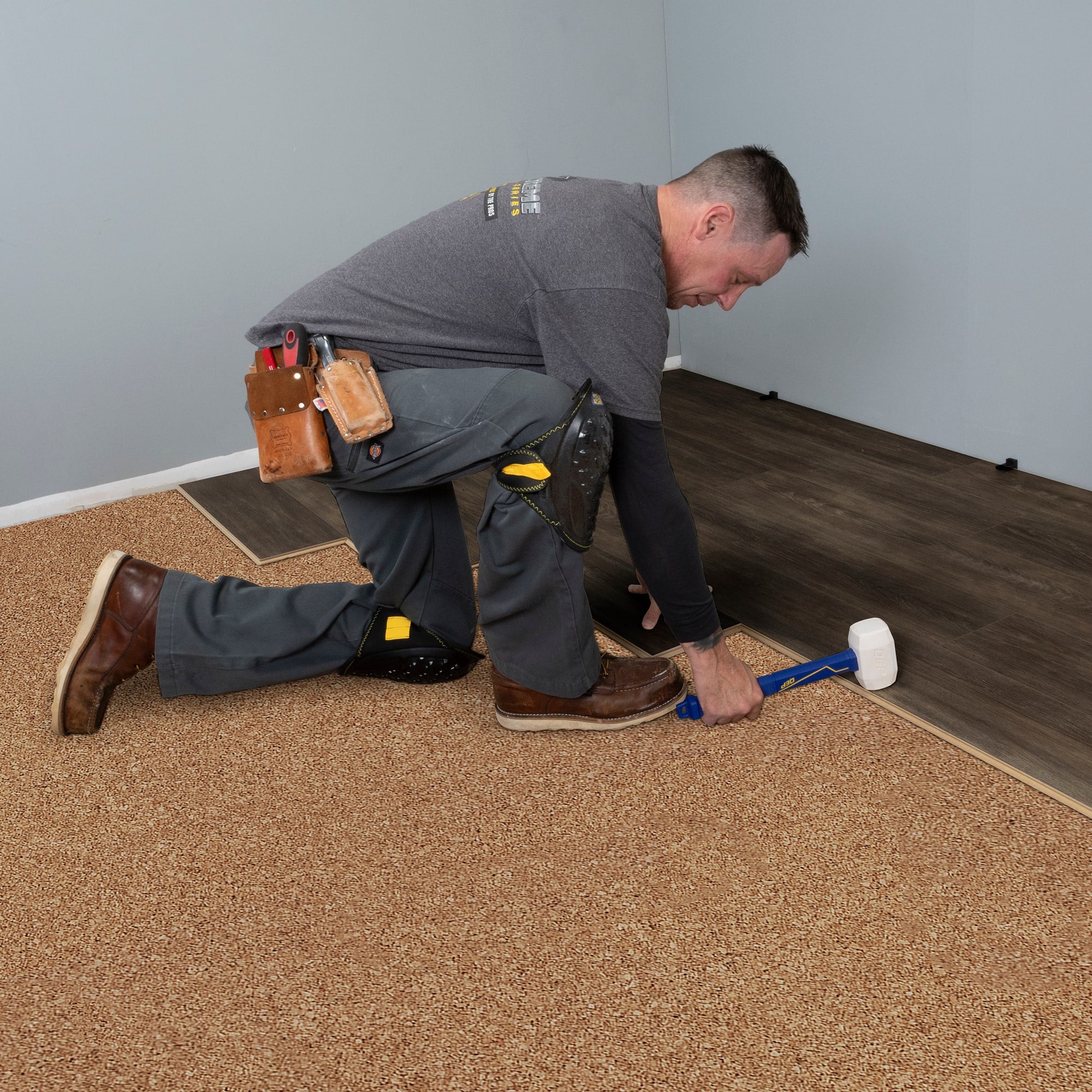 Natural Cork Underlayment Roll - 6 mm - 200 sq. ft. (4' x 50') - 7