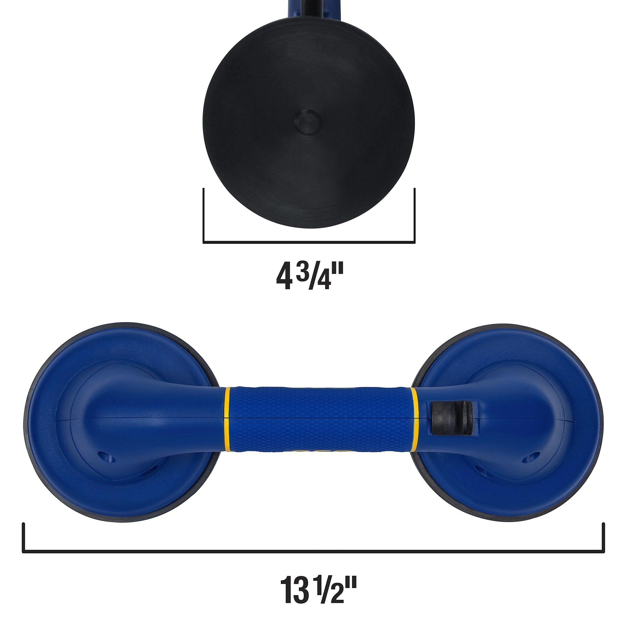 ProMAXGrip Double Suction Cup for Large Format Tile - 175 lb. lift - 6