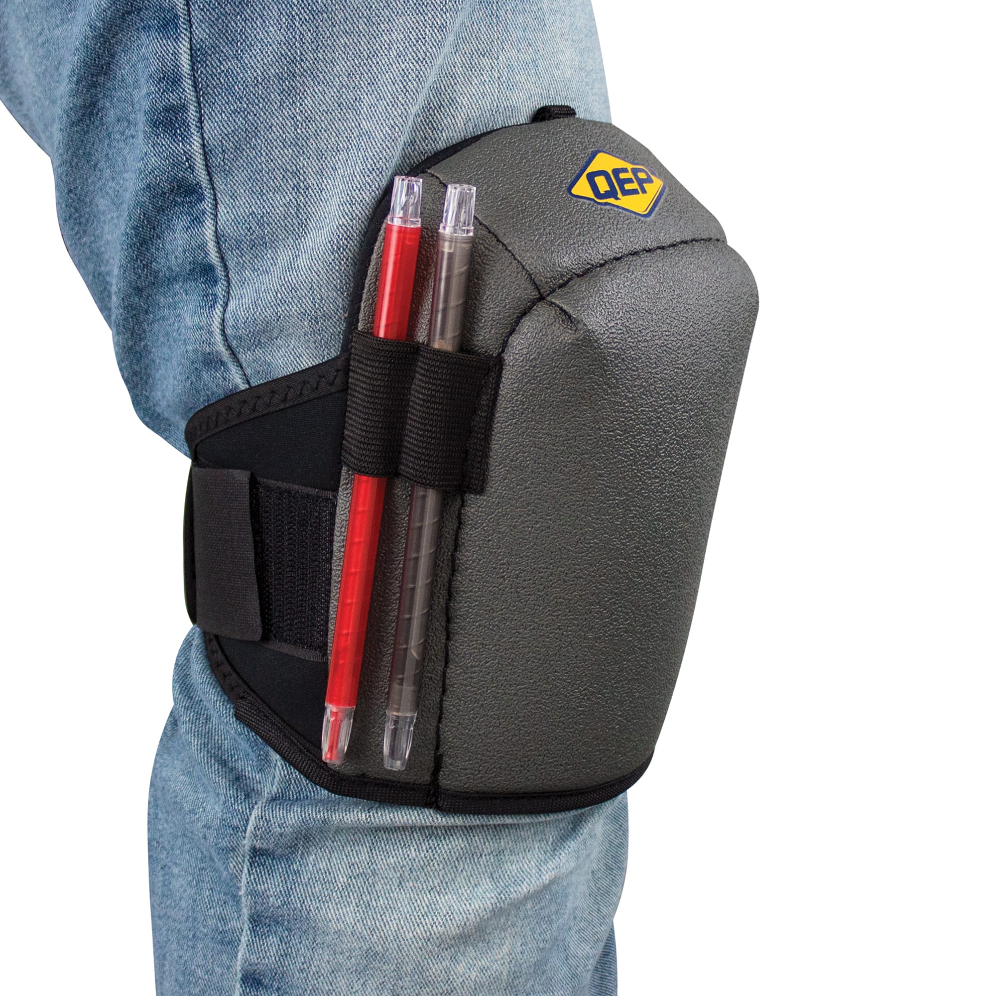 Comfort Grip Neoprene Knee Pads with Foam Padding and Pen Storage - 7
