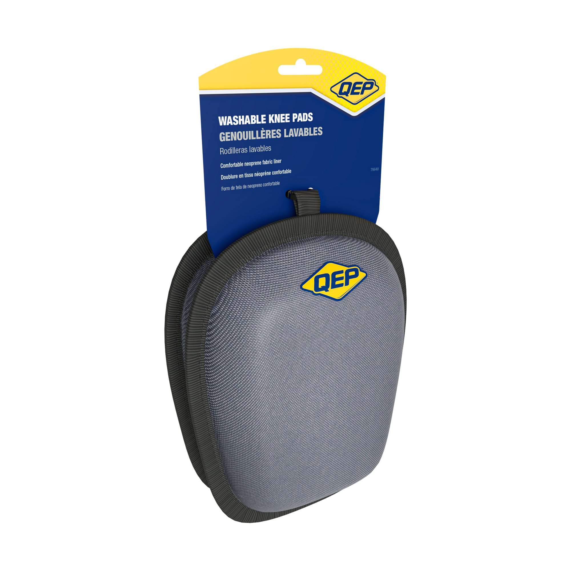 Washable Knee Pads with Neoprene Fabric Liner & EVA Foam Cushion - 4