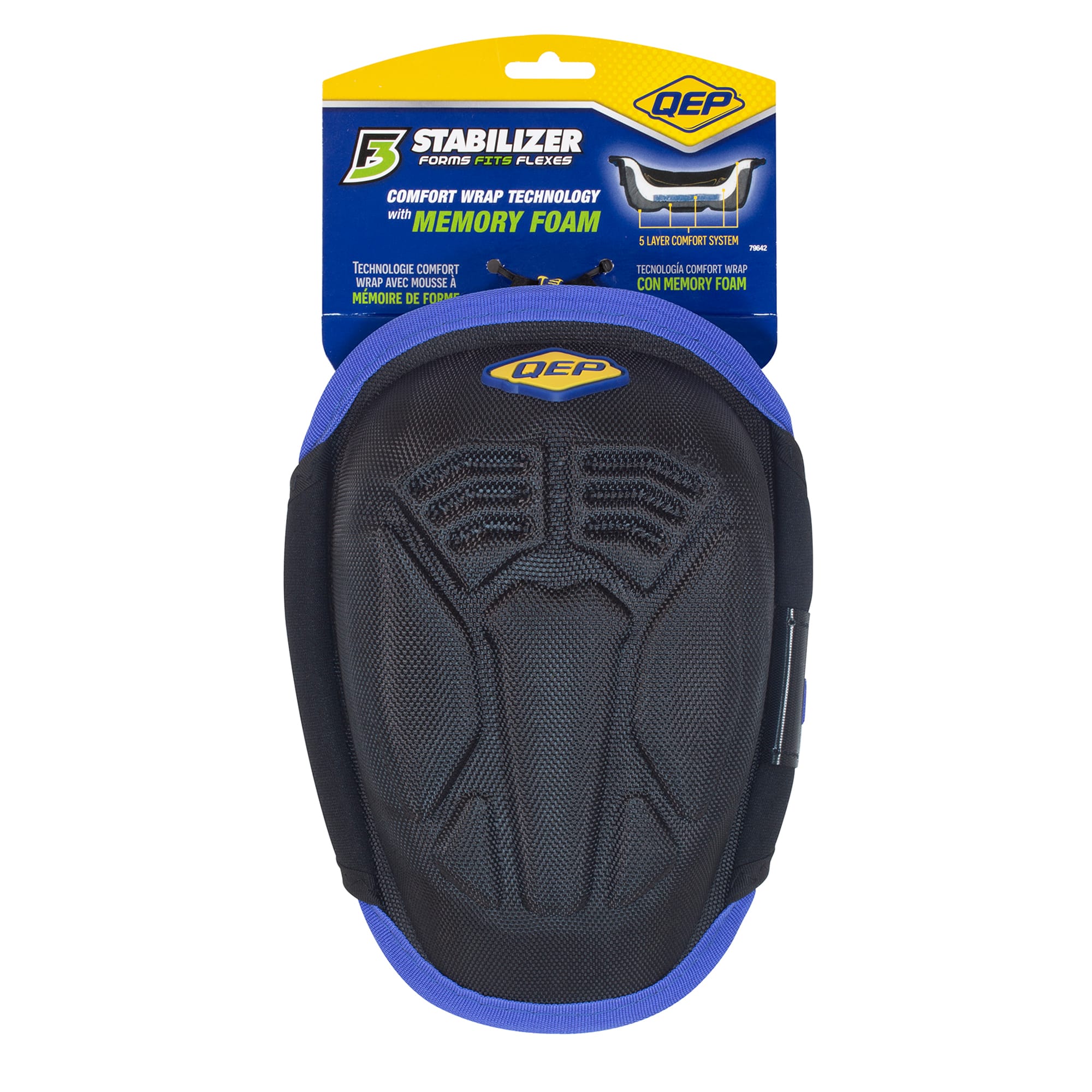 F3 Stabilizer Professional Knee Pads - Memory Foam & Gel Cushion - 8
