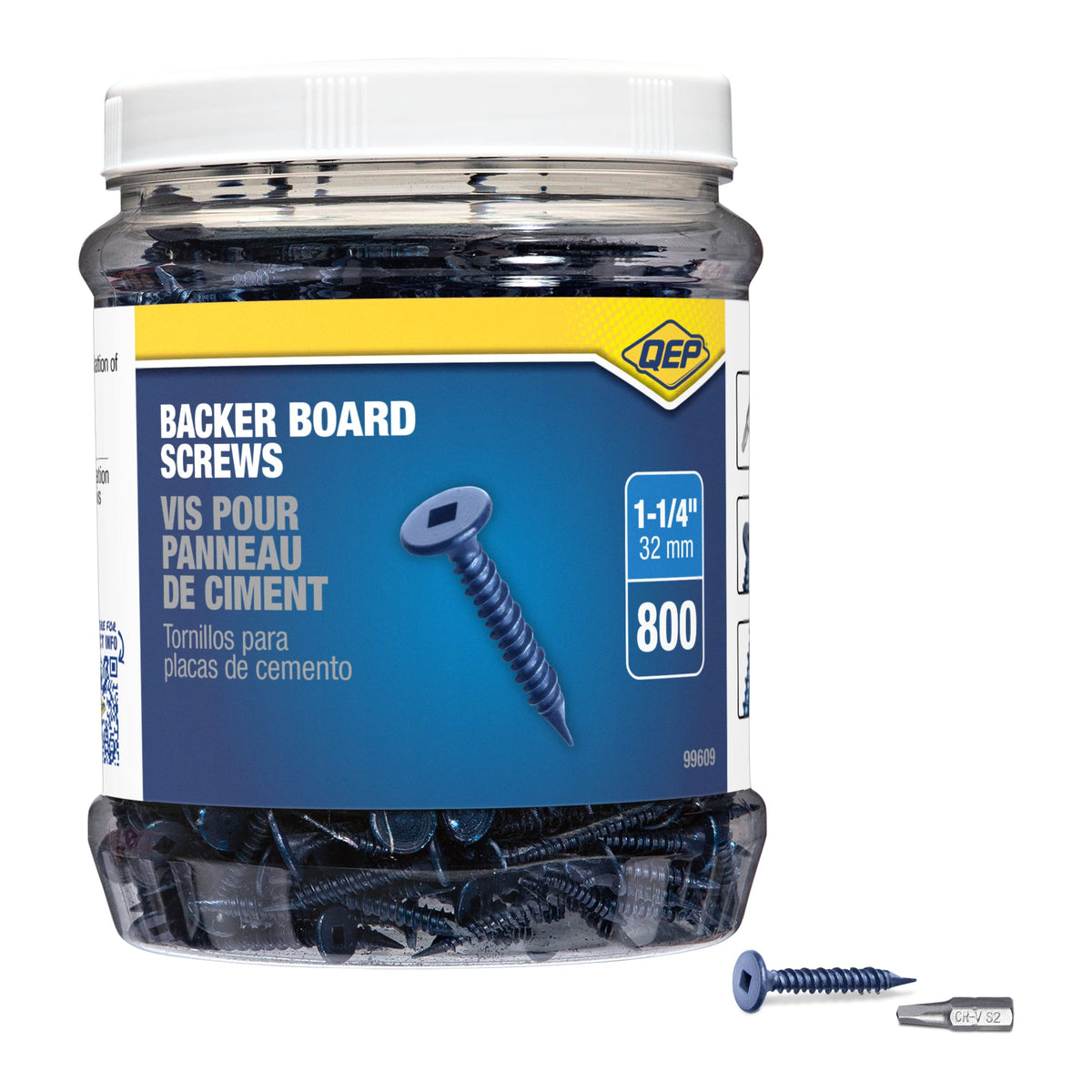 Backer Board Screws 1-1/4" (800 pack) - 7