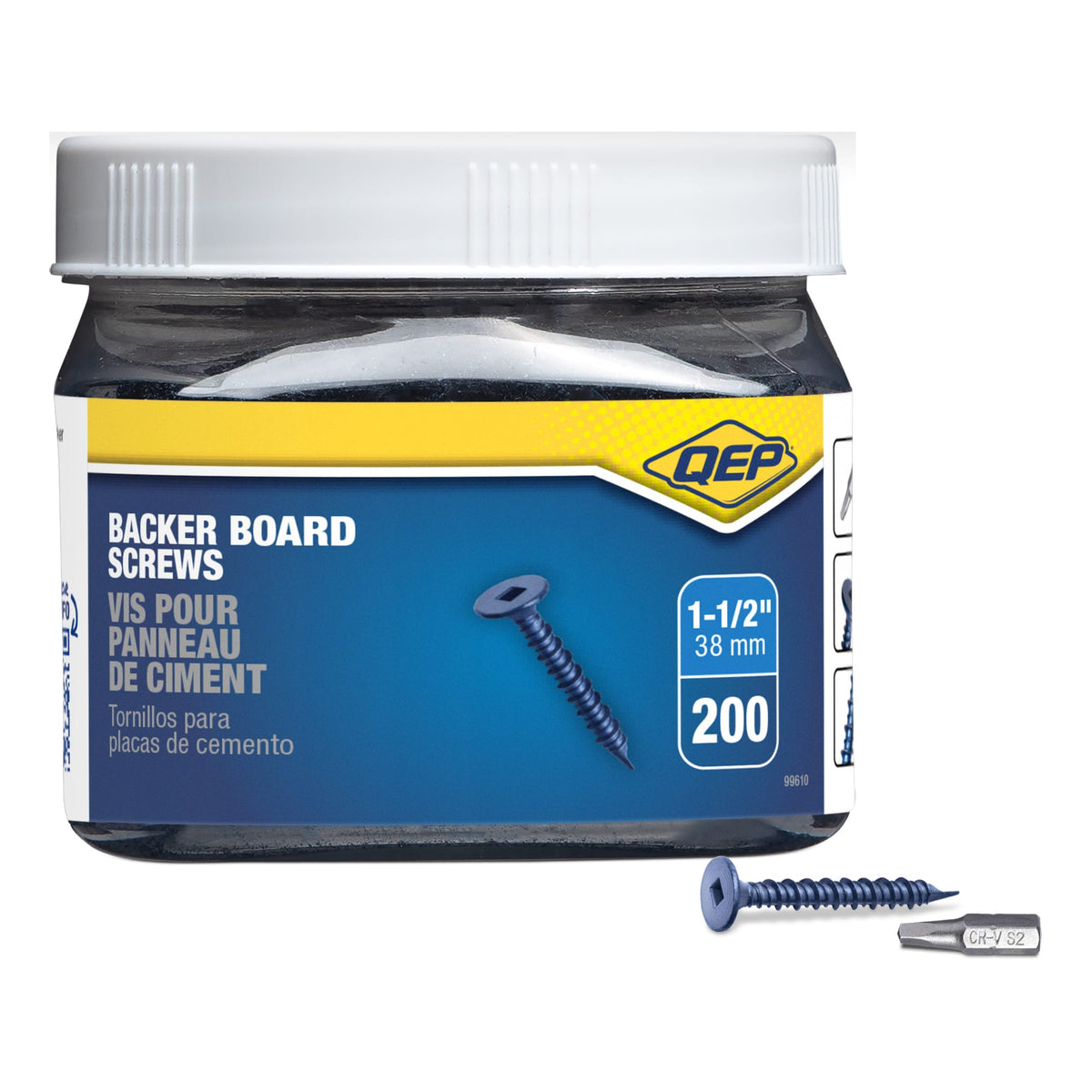Backer Board Screws 1-1/2" (200 pack) - 7