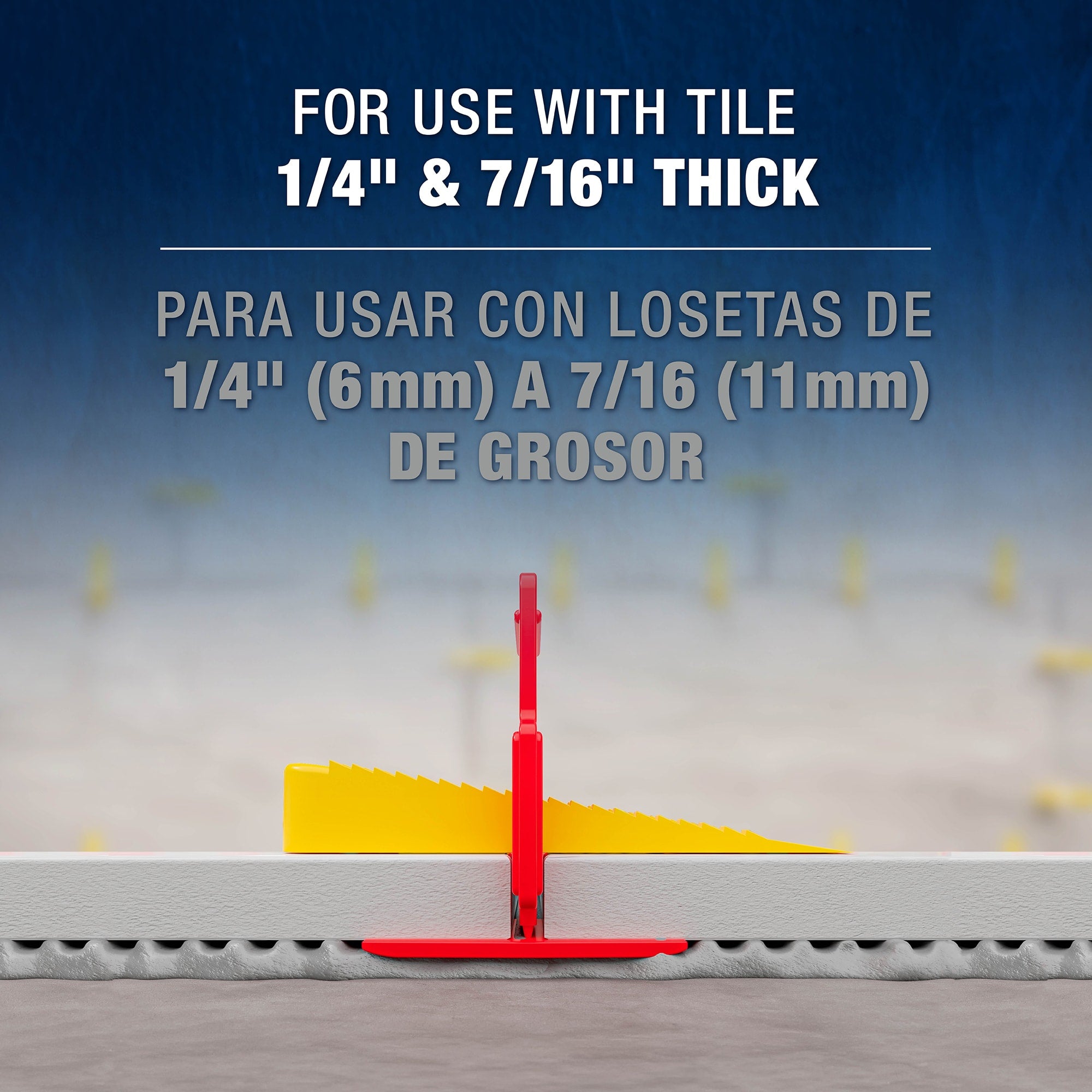 LASH Tile Leveling System Clips for 1/8" Grout (2%2C000 pack) - 3
