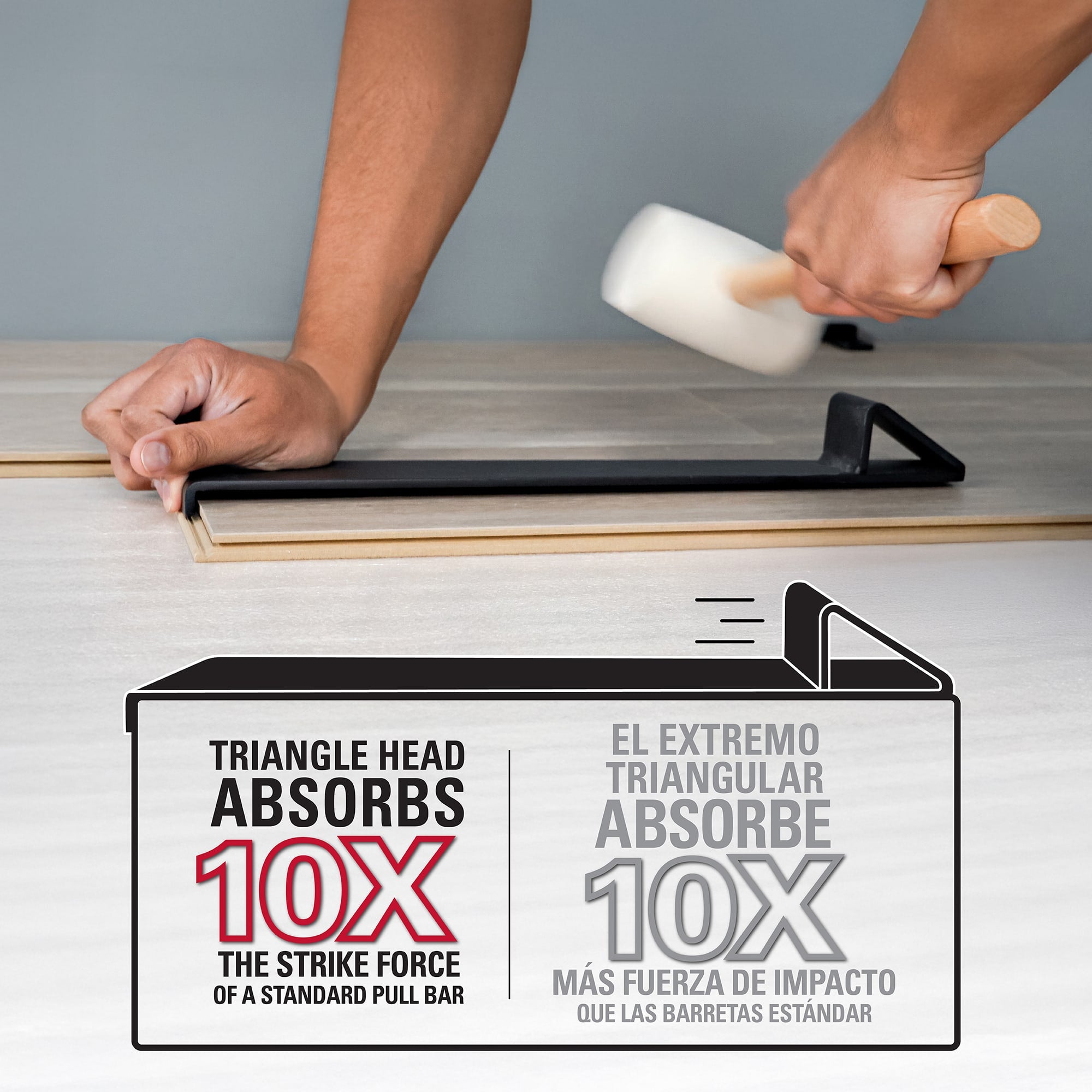 THE MAVERICK Wide Angle Pull Bar for Vinyl%2C Laminate%2C Wood Flooring - 3