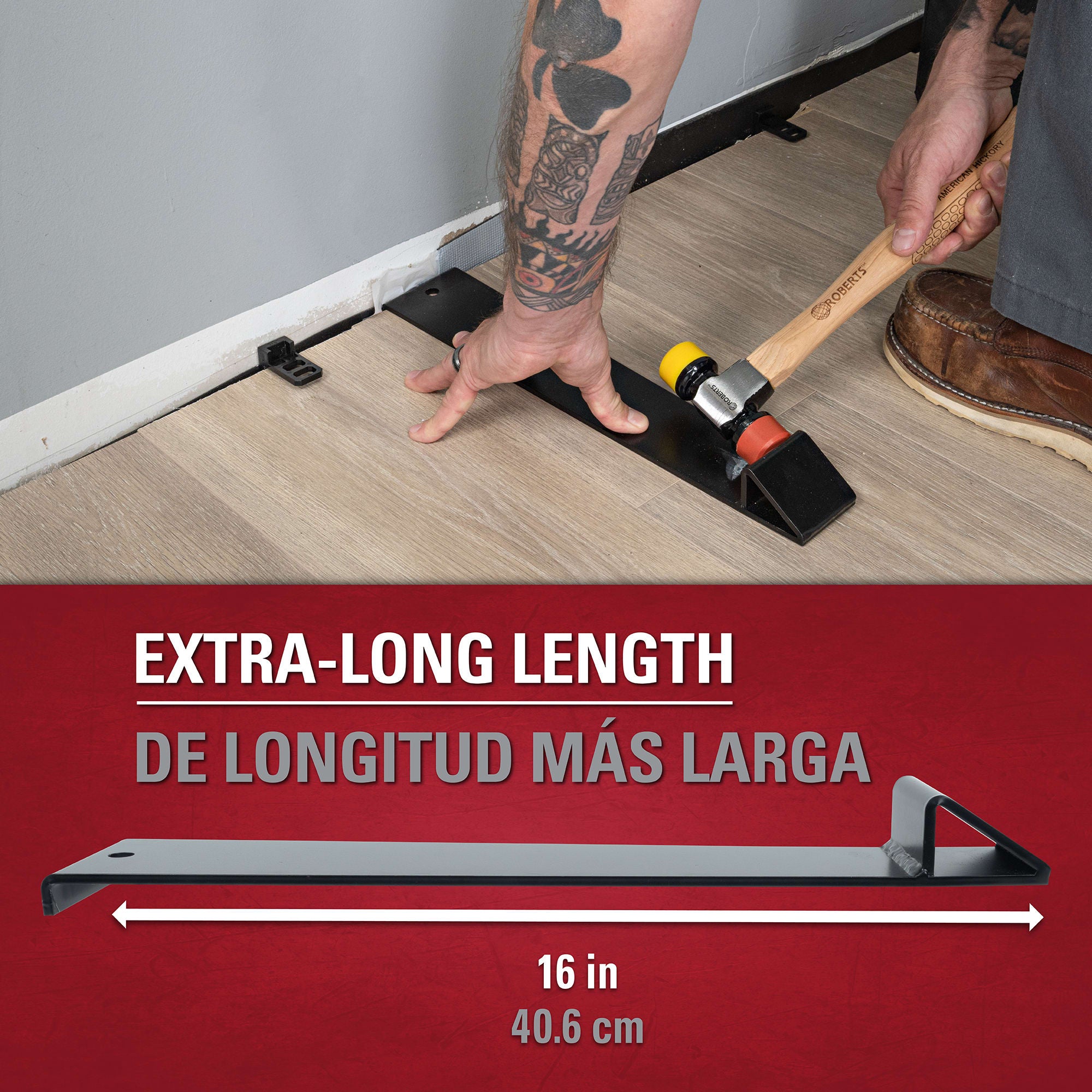 THE MAVERICK Wide Angle Pull Bar for Vinyl%2C Laminate%2C Wood Flooring - 4