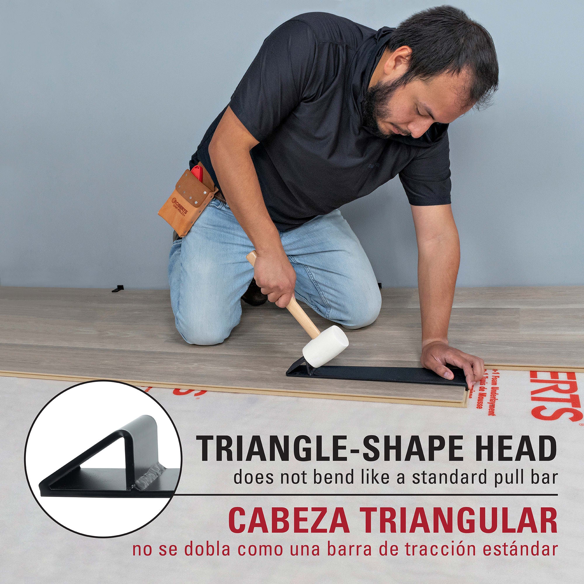 THE MAVERICK Wide Angle Pull Bar for Vinyl%2C Laminate%2C Wood Flooring - 5
