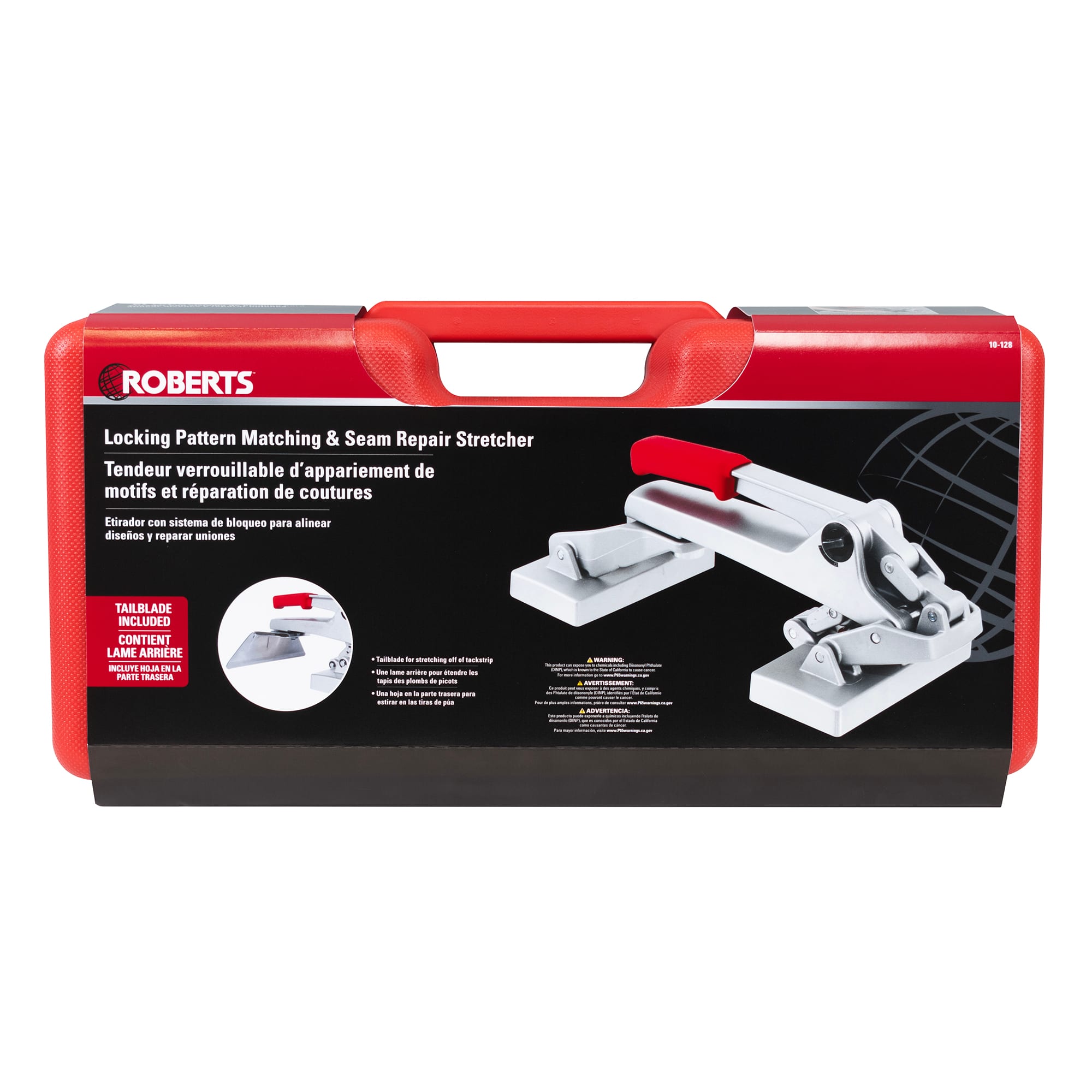 Compact Carpet Stretcher for Pattern Matching & Seam Repair - 7