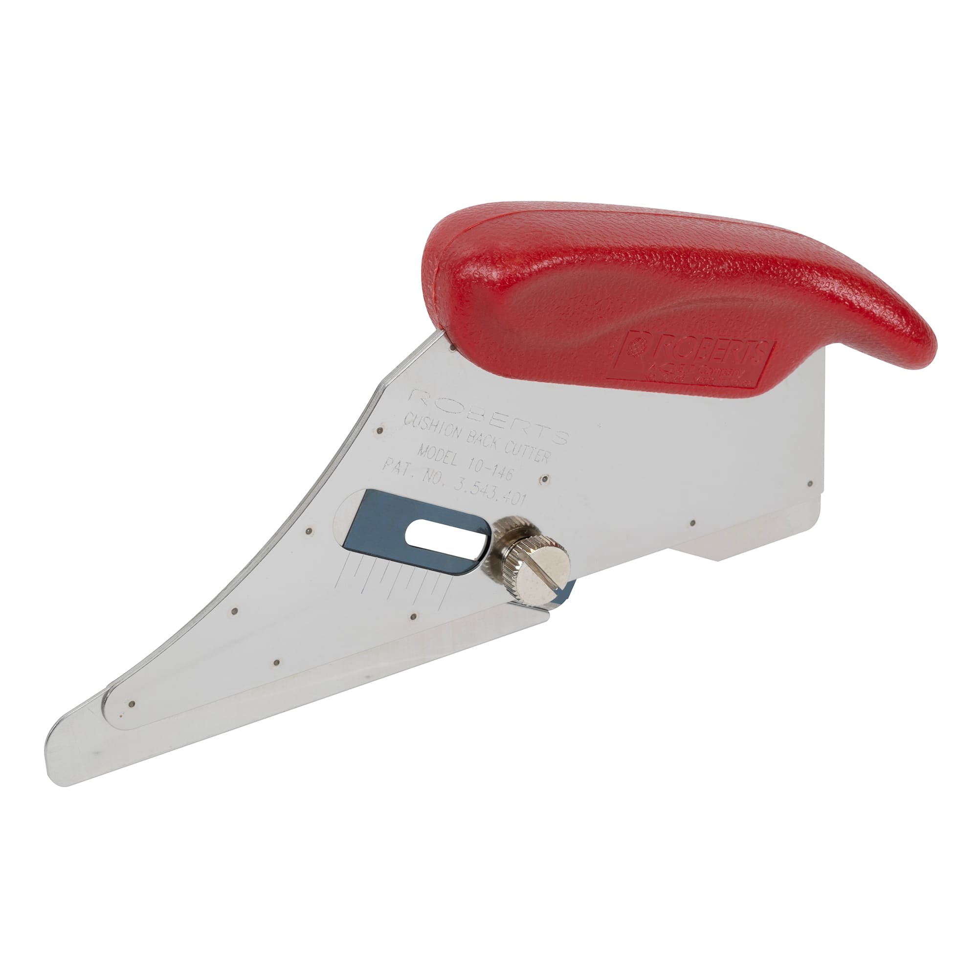 Cushion Back Carpet Cutter with 15 Heavy Duty Slotted Blades - 1