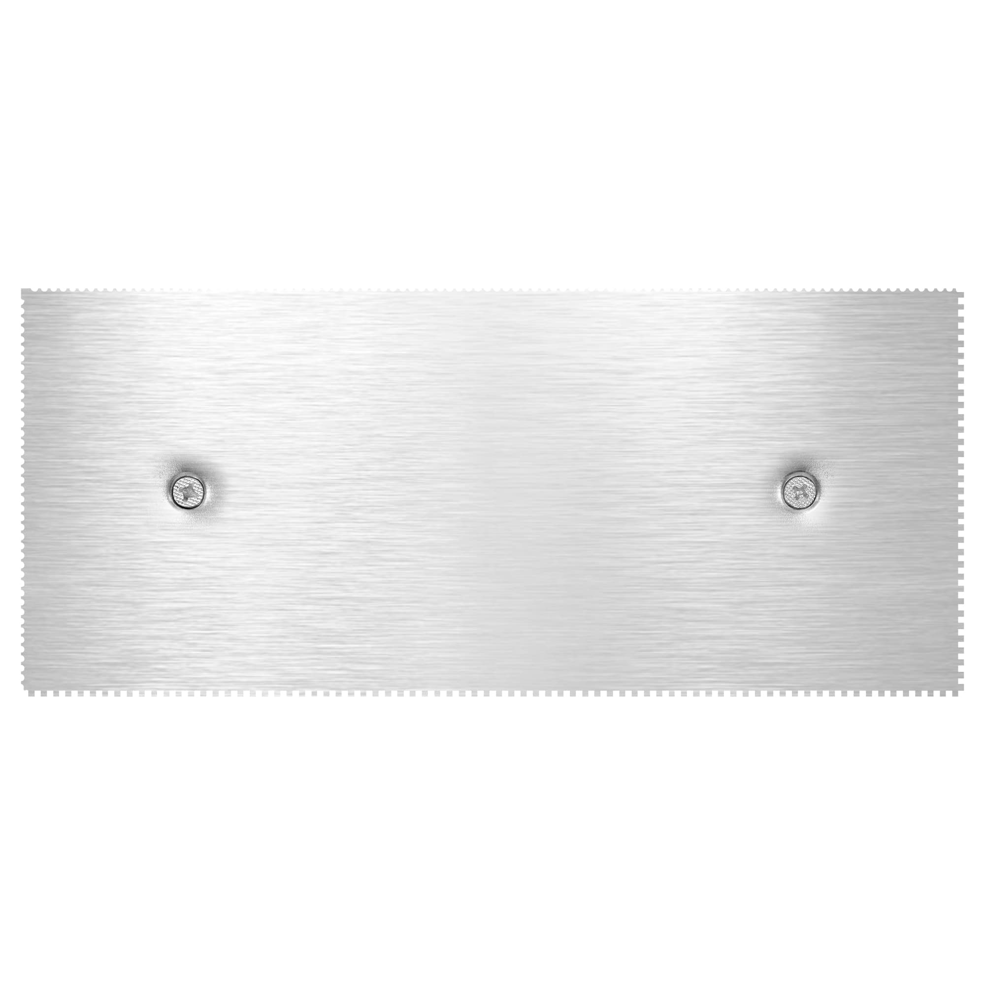 1/16" Square Notch & 1/16" x 1/32" x 1/32" U-Notch - 2-Sided Trowel - 7