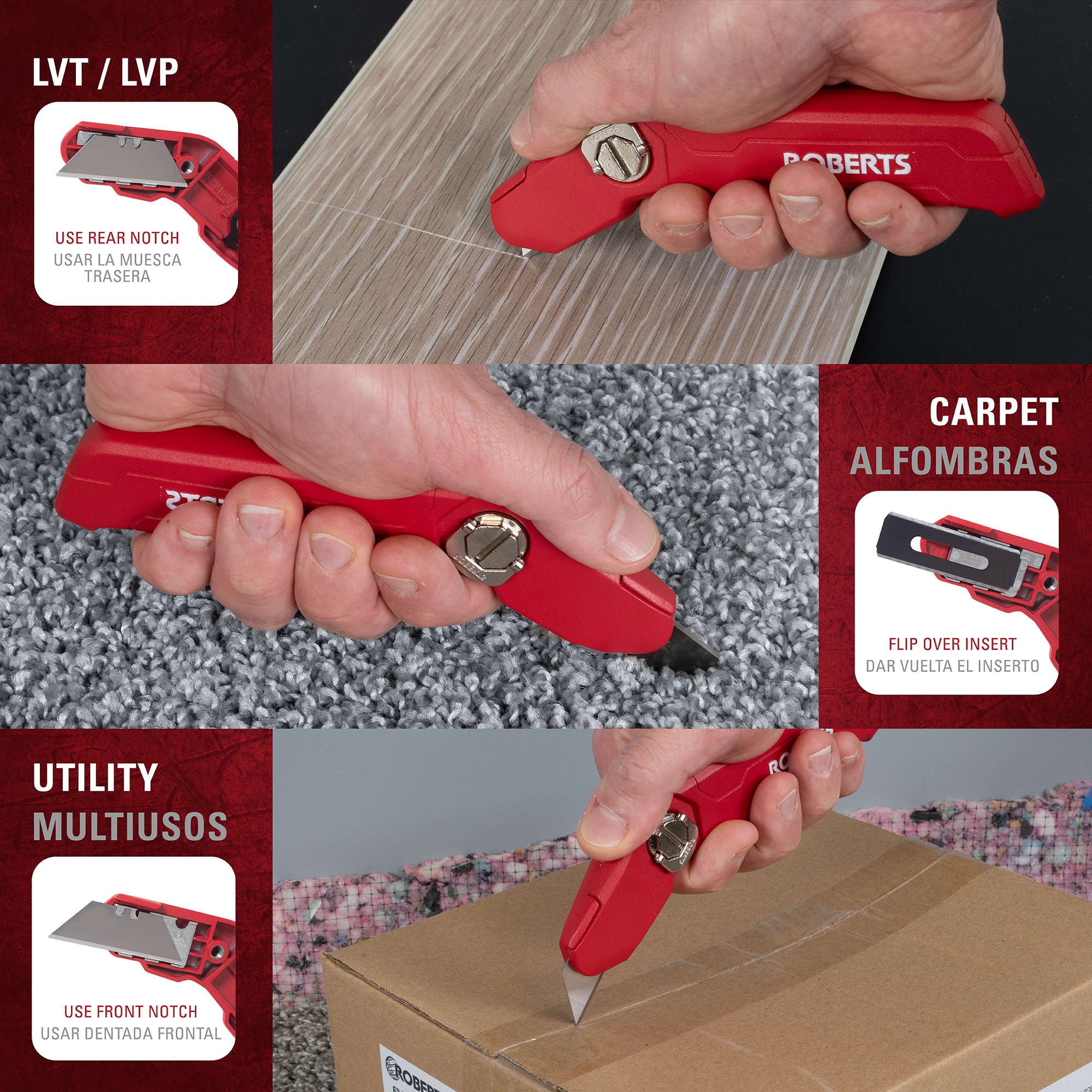 3-in-1 Carpet%2C Vinyl and Utility Knife - 3