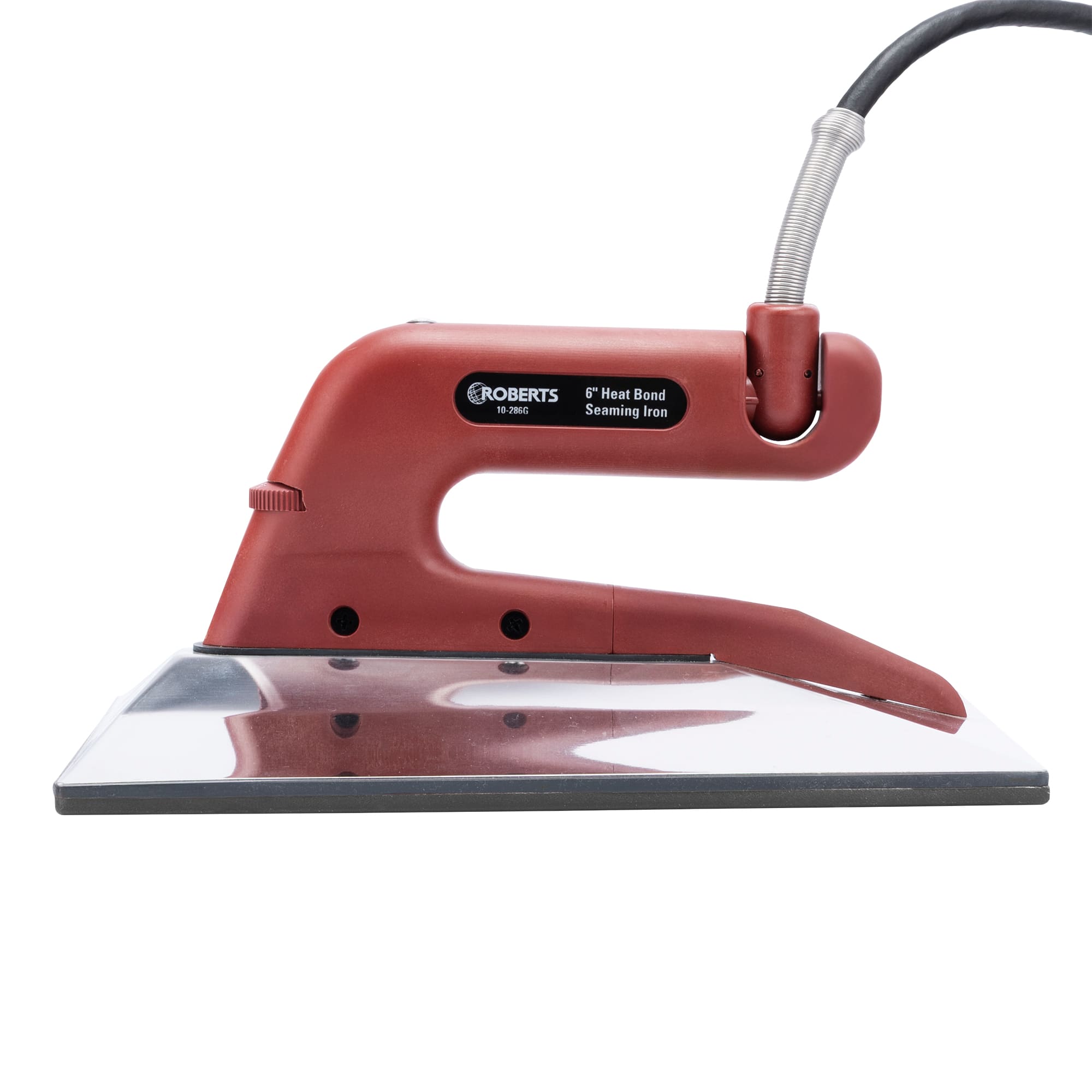 6" Wide Heat-Bond Carpet Seaming Iron w/ Non-Stick Grooved Base - 5