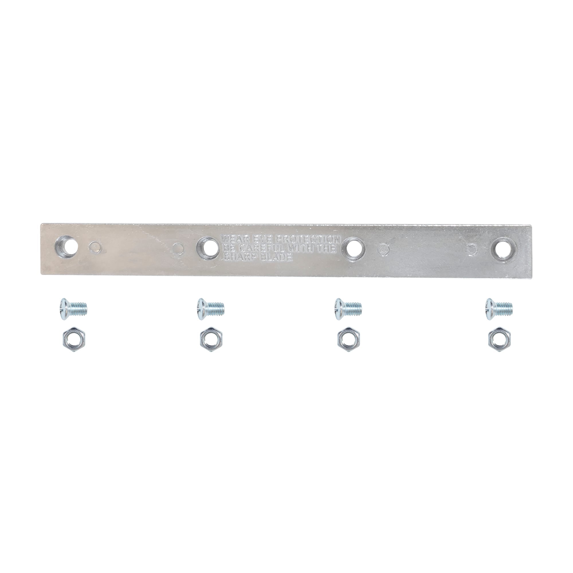 Retainer Plate for 8" Stand-Up Scraper 10-296 (includes 4 screws) - 1