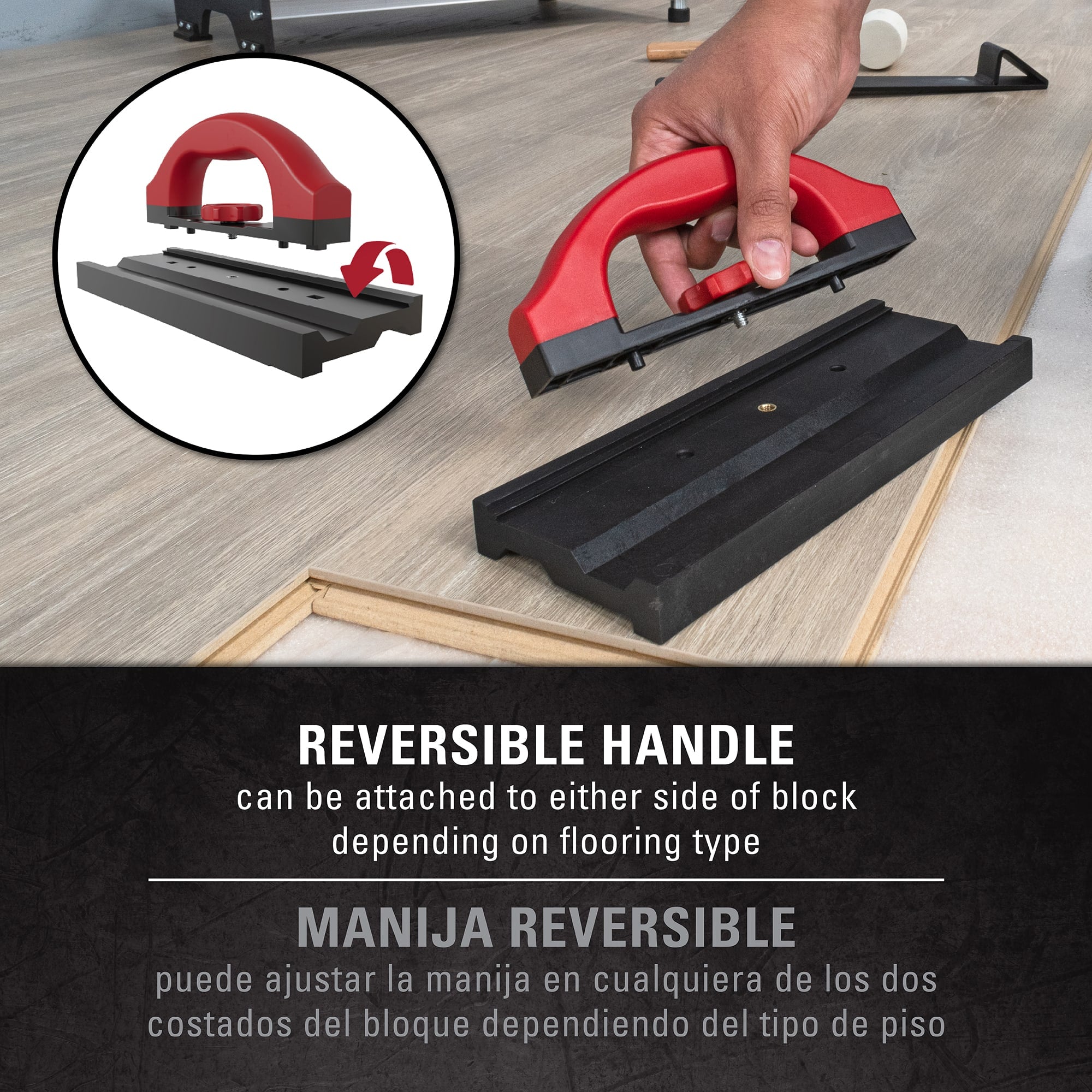 10" Double Tap Reversible Tapping Block - 4