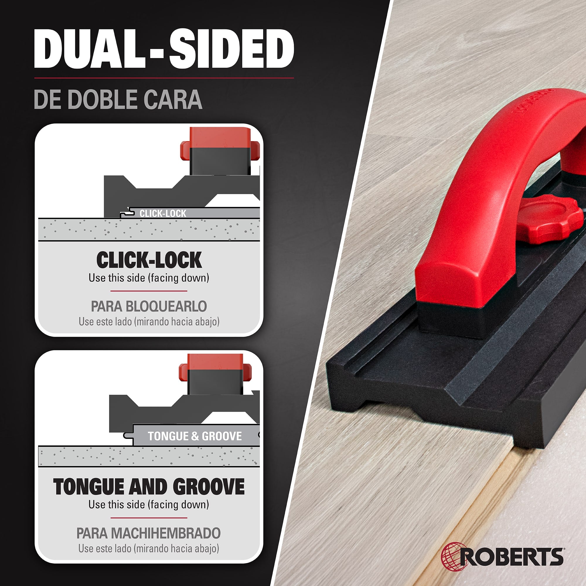 10" Double Tap Reversible Tapping Block - 5