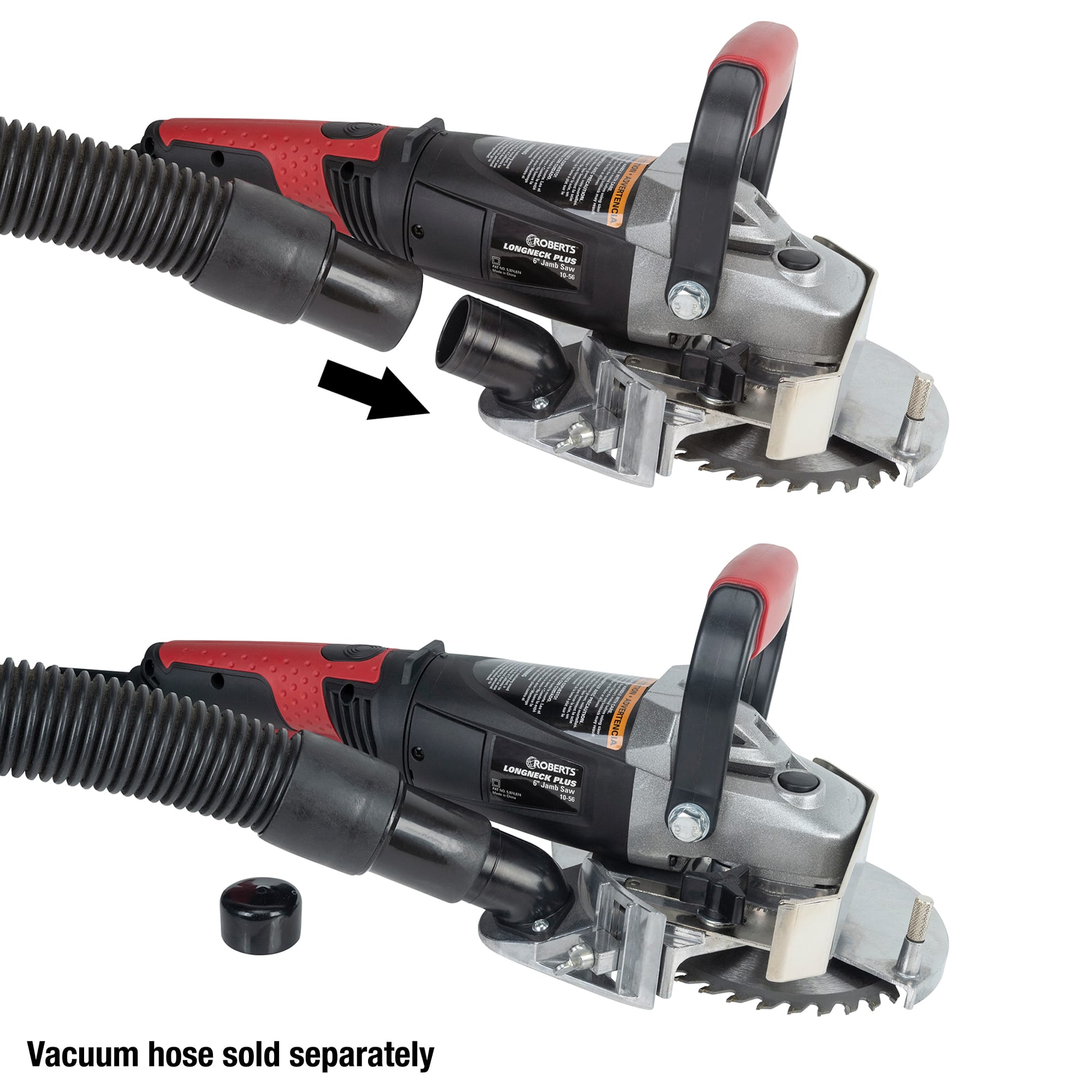 Longneck Plus 120 Volt 6" Jamb and Undercut Saw - 4