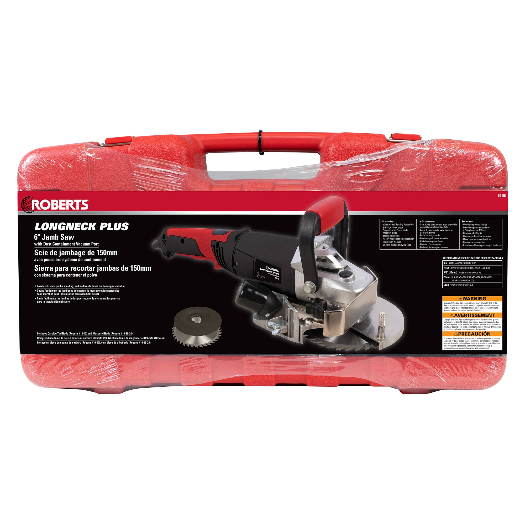Longneck Plus 120 Volt 6" Jamb and Undercut Saw - 8