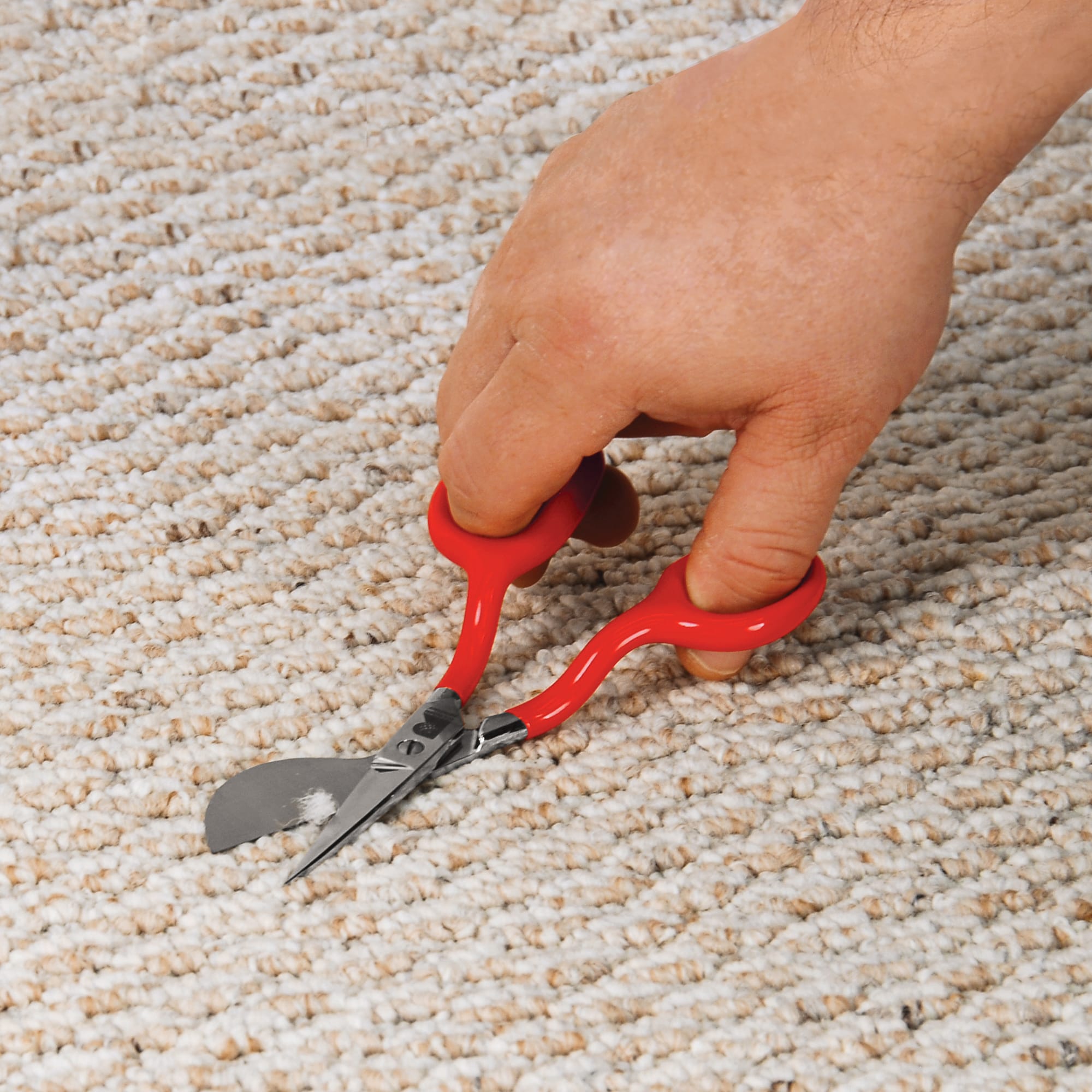 6" Duckbill Carpet Napping Shears w/ High Carbon Steel Blades - 2