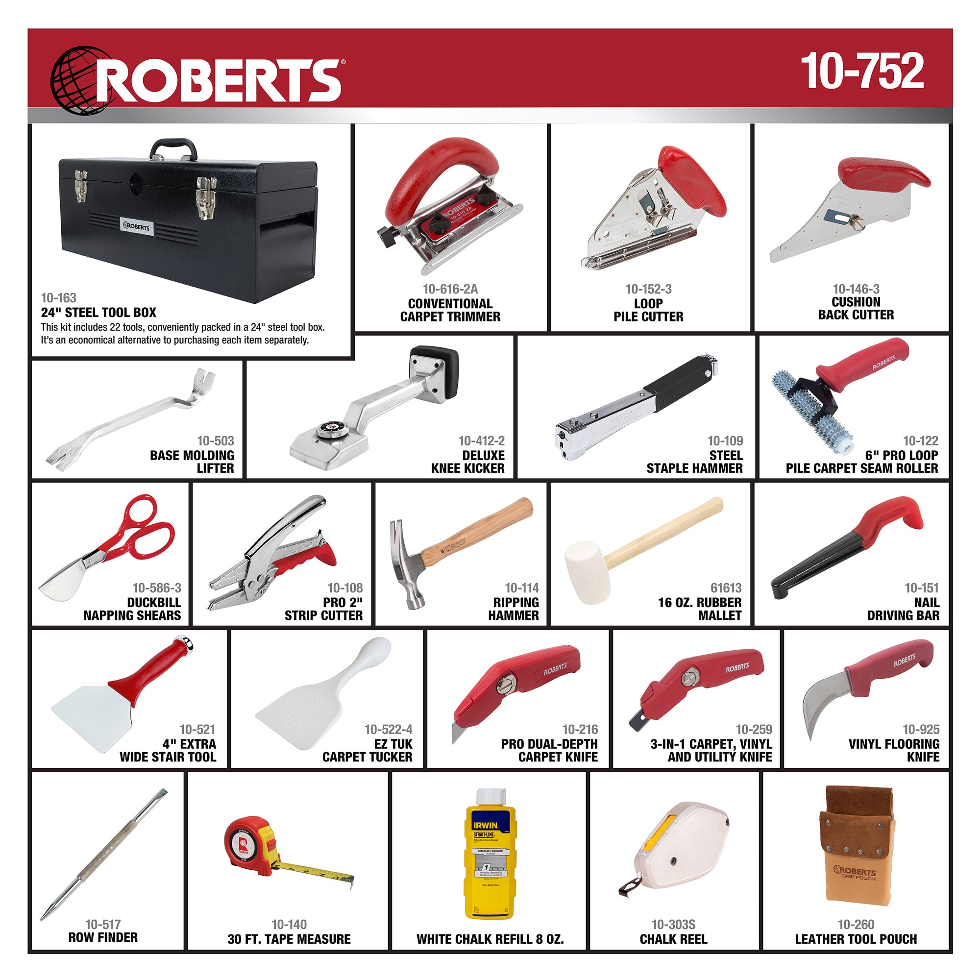 Deluxe Carpet Installation Kit - 2