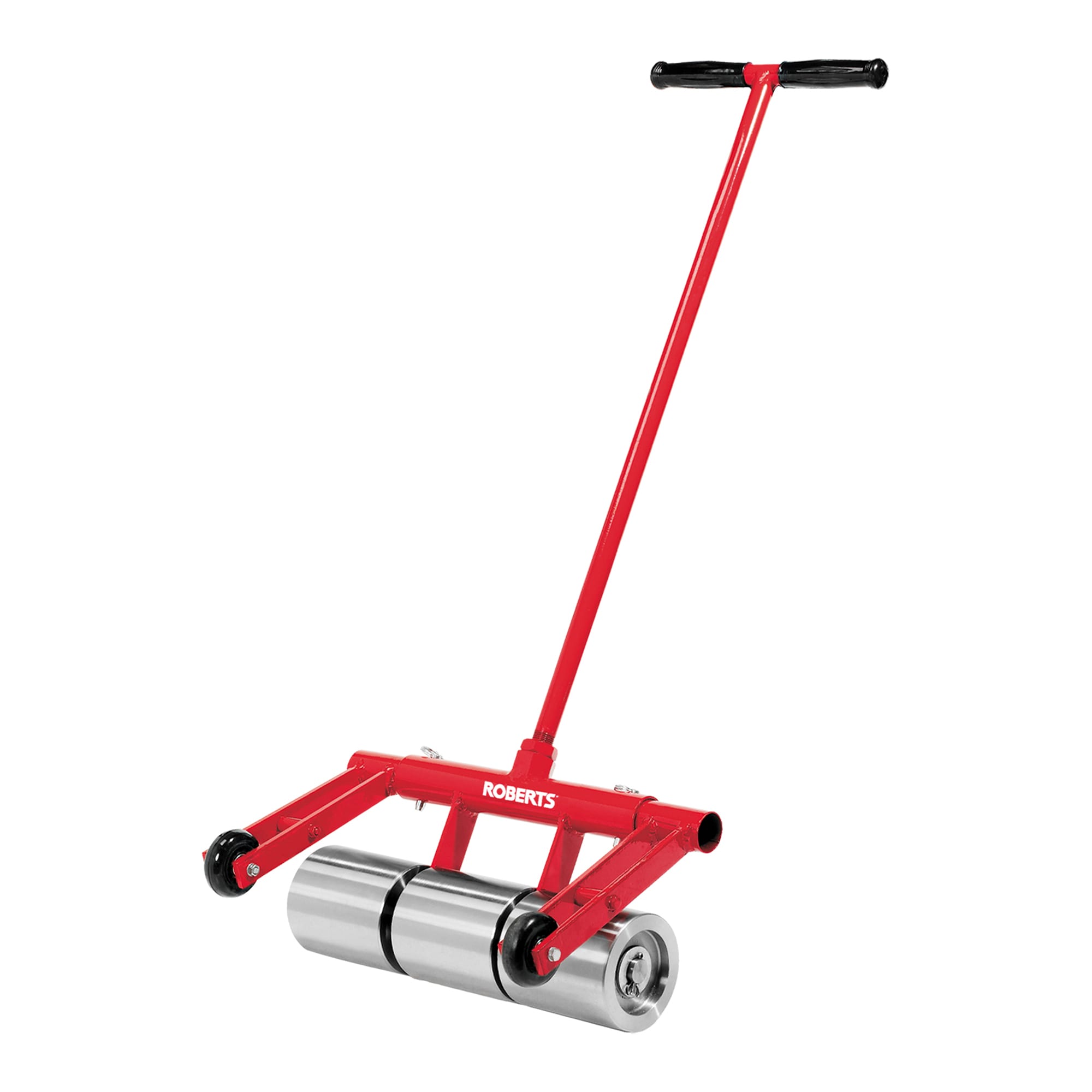 75 lb. Vinyl and Linoleum Floor Roller with Transport Wheels - 1