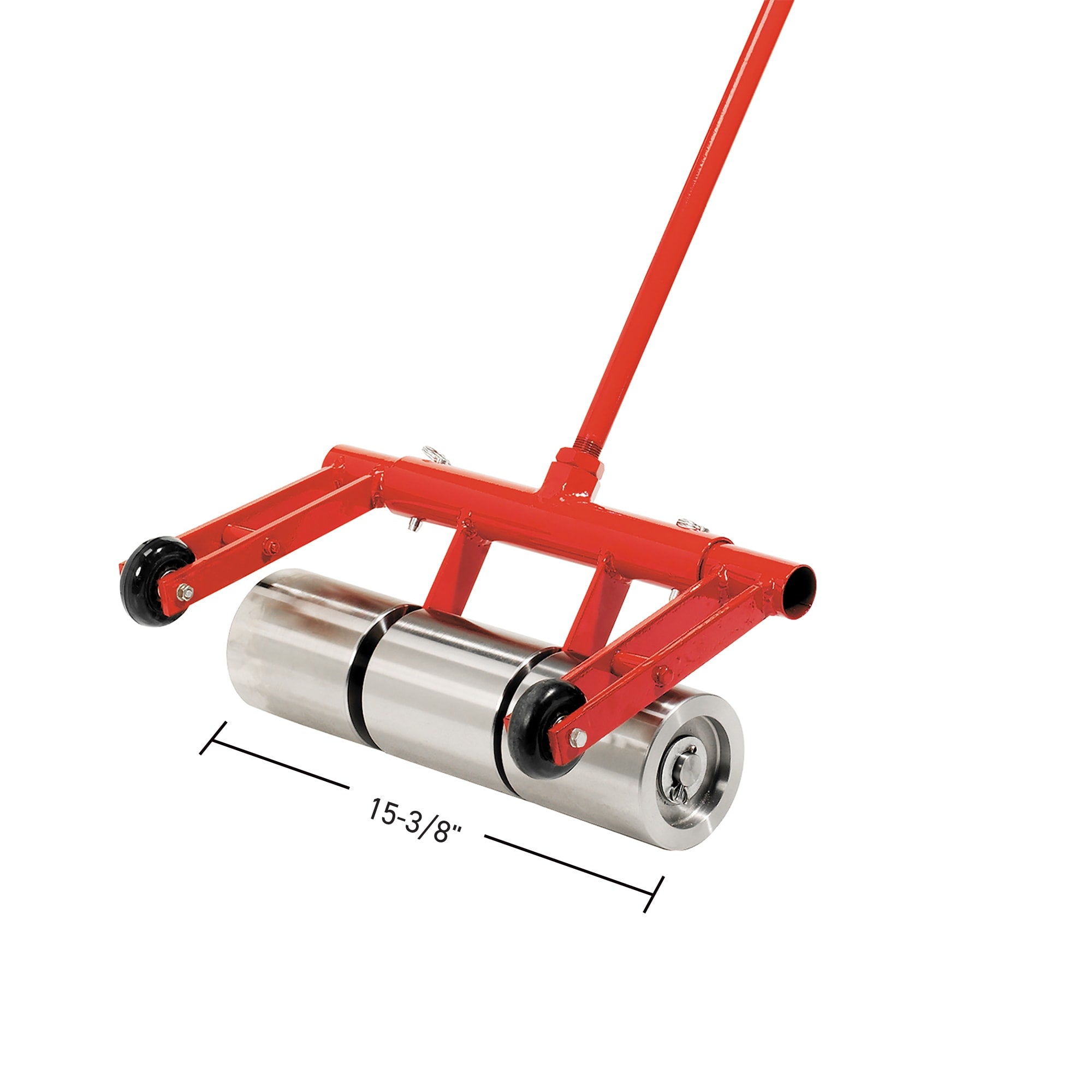 75 lb. Vinyl and Linoleum Floor Roller with Transport Wheels - 6