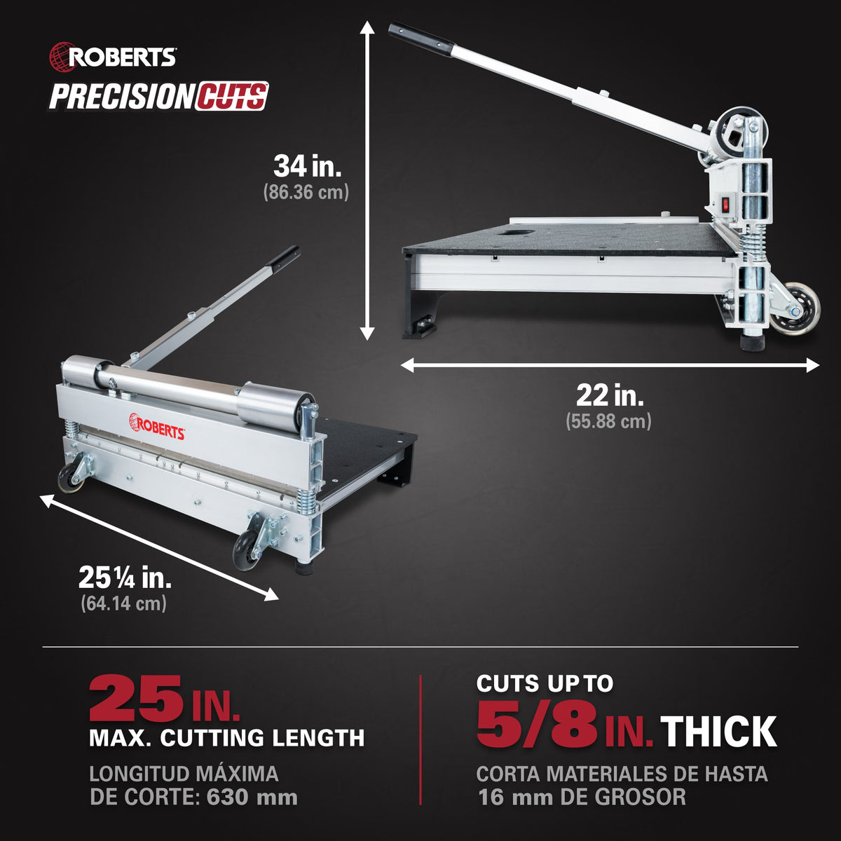 25" PrecisionCuts Pro Multi-Floor Cutter - 3