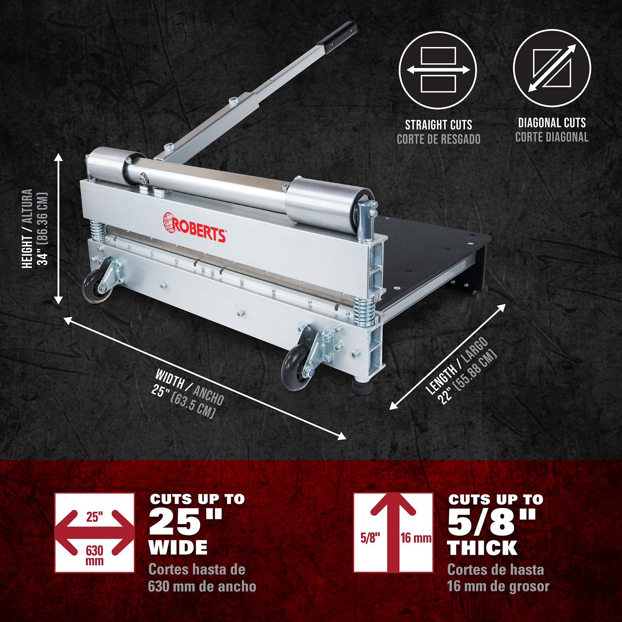 25" PrecisionCuts Pro Multi-Floor Cutter - 4