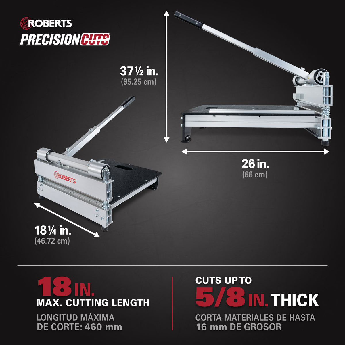 18" PrecisionCuts Pro Multi-Floor Cutter - 3