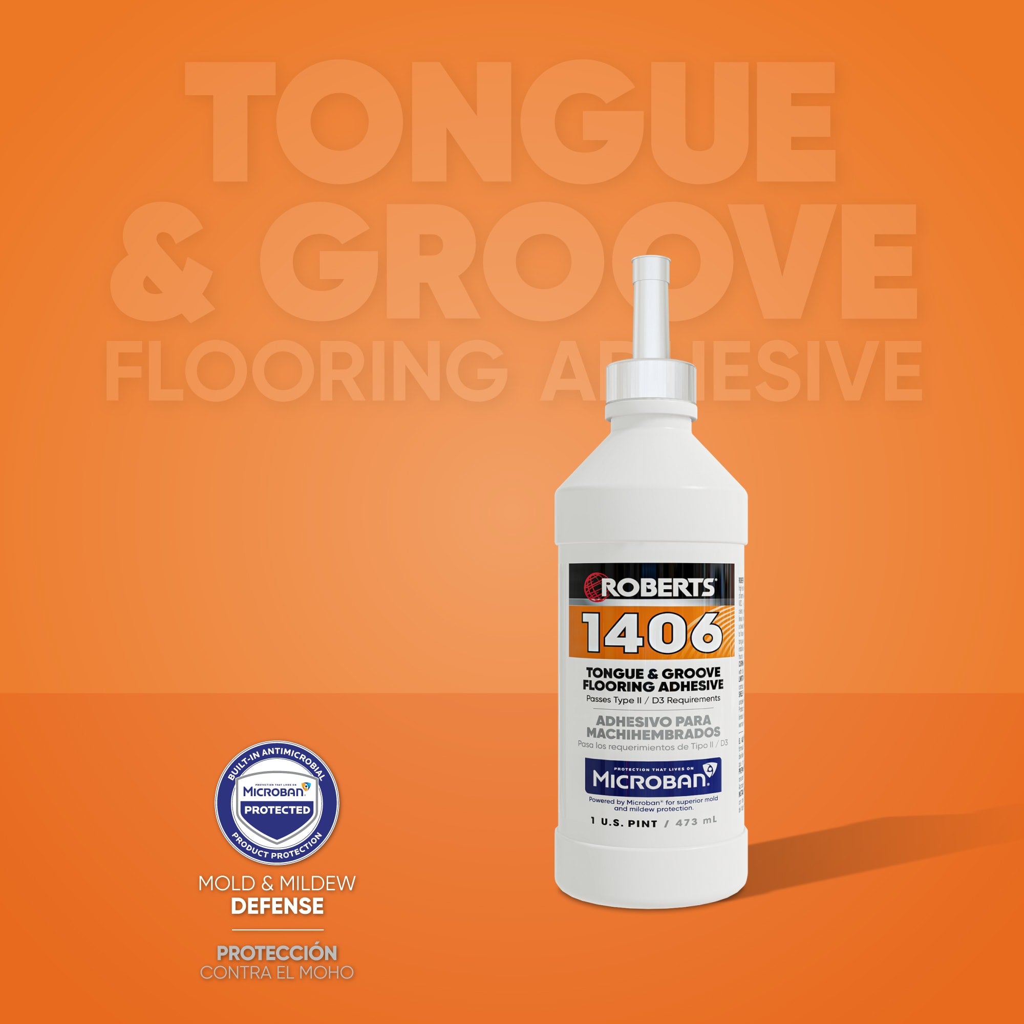 1406 Tongue & Groove Flooring Adhesive - 1 Pint (473 mL) - 2