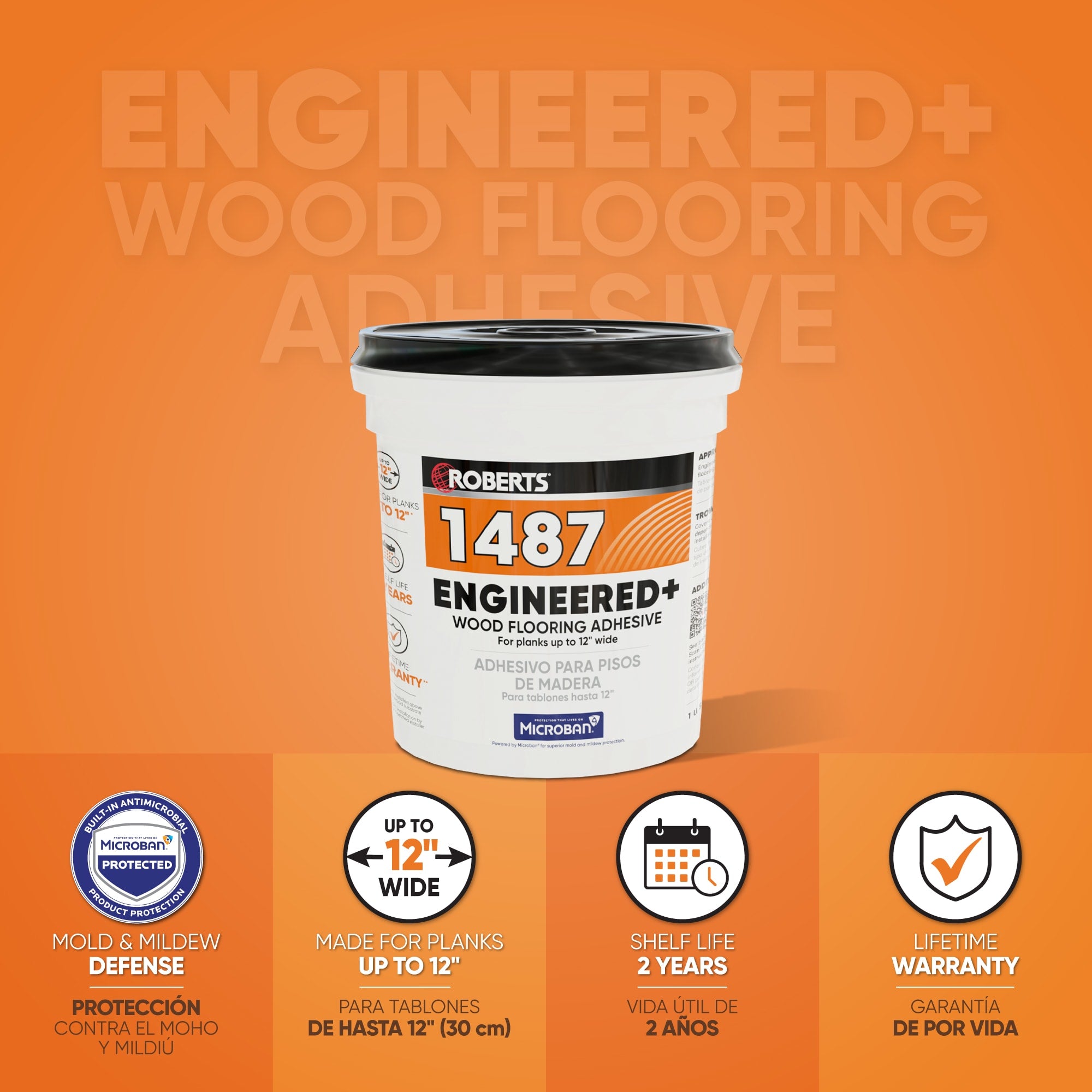 Engineered+ Wood Flooring Adhesive - 1 Gal. (3.78 L) - 2