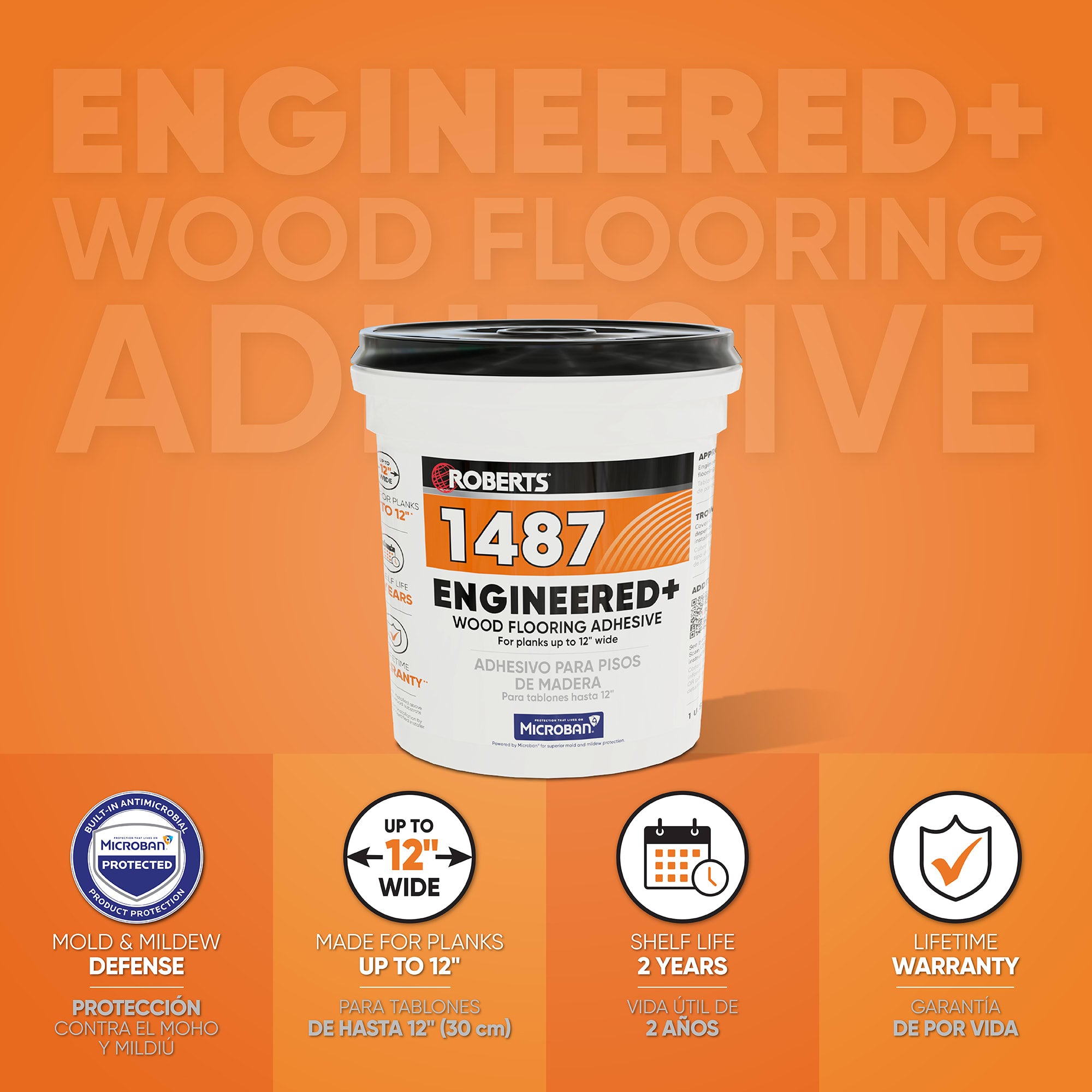 Engineered+ Wood Flooring Adhesive - 1 Gal. (3.78 L) - 2