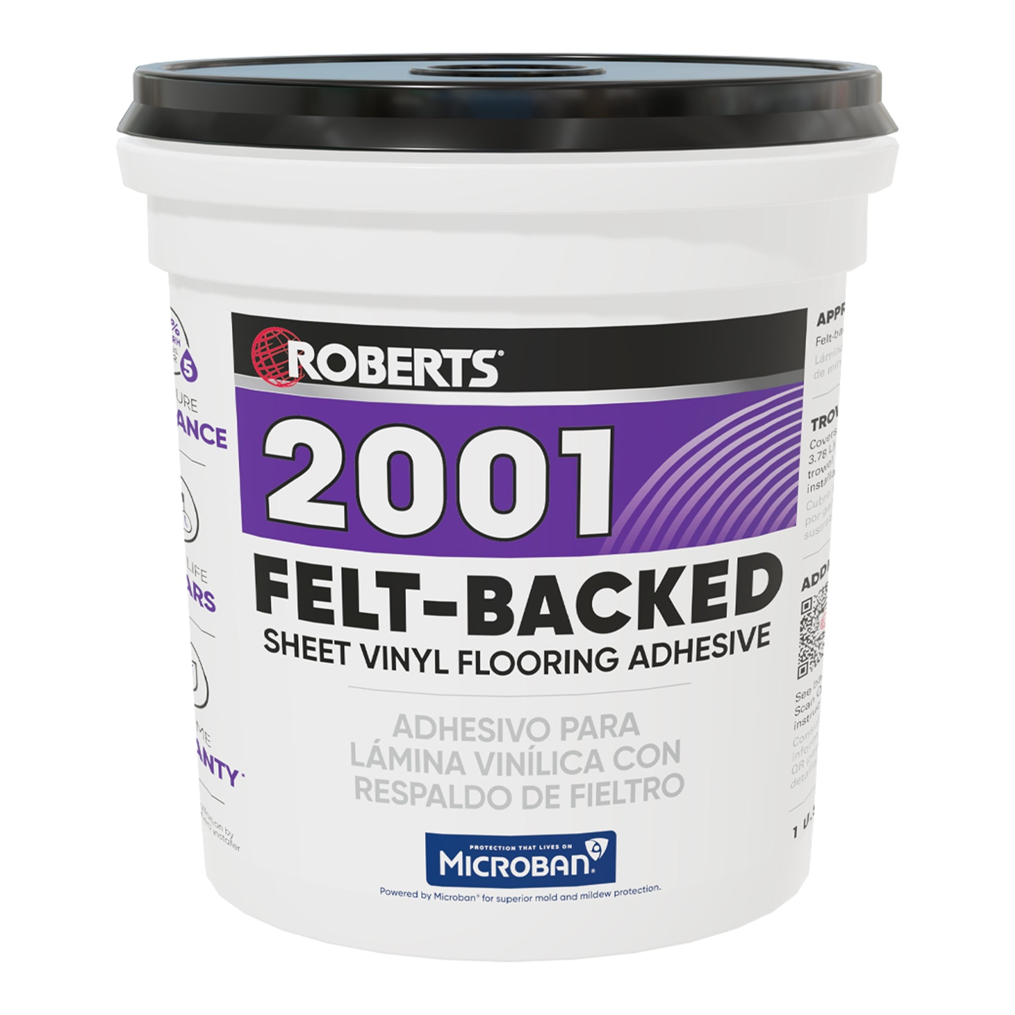 Felt-Backed Sheet Vinyl Flooring Adhesive - 1 Gal. (3.78 L) - 1