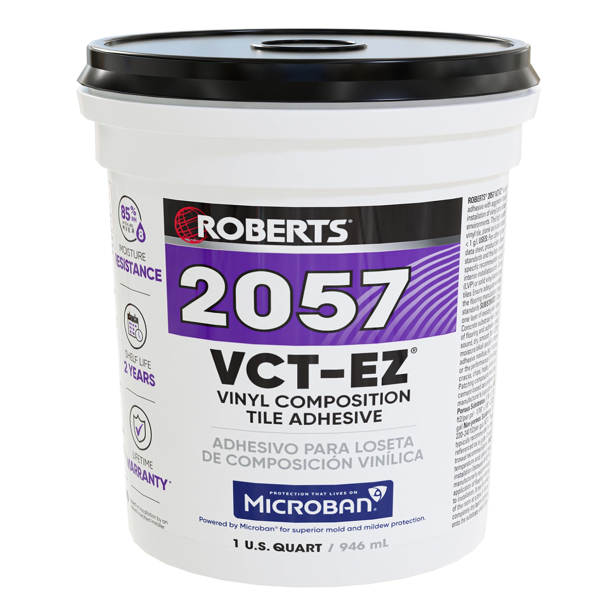 Vinyl Composition Tile Adhesive - 1 Qt. (946 mL) - 1