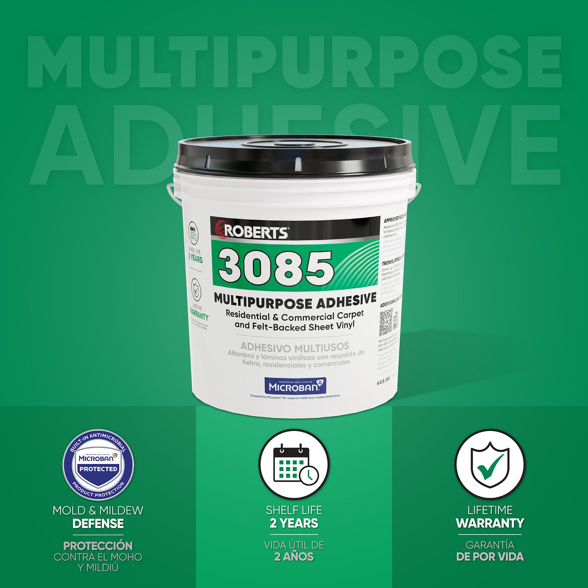 3085 Multipurpose Adhesive - 4 Gal. (15.14 L) - 2