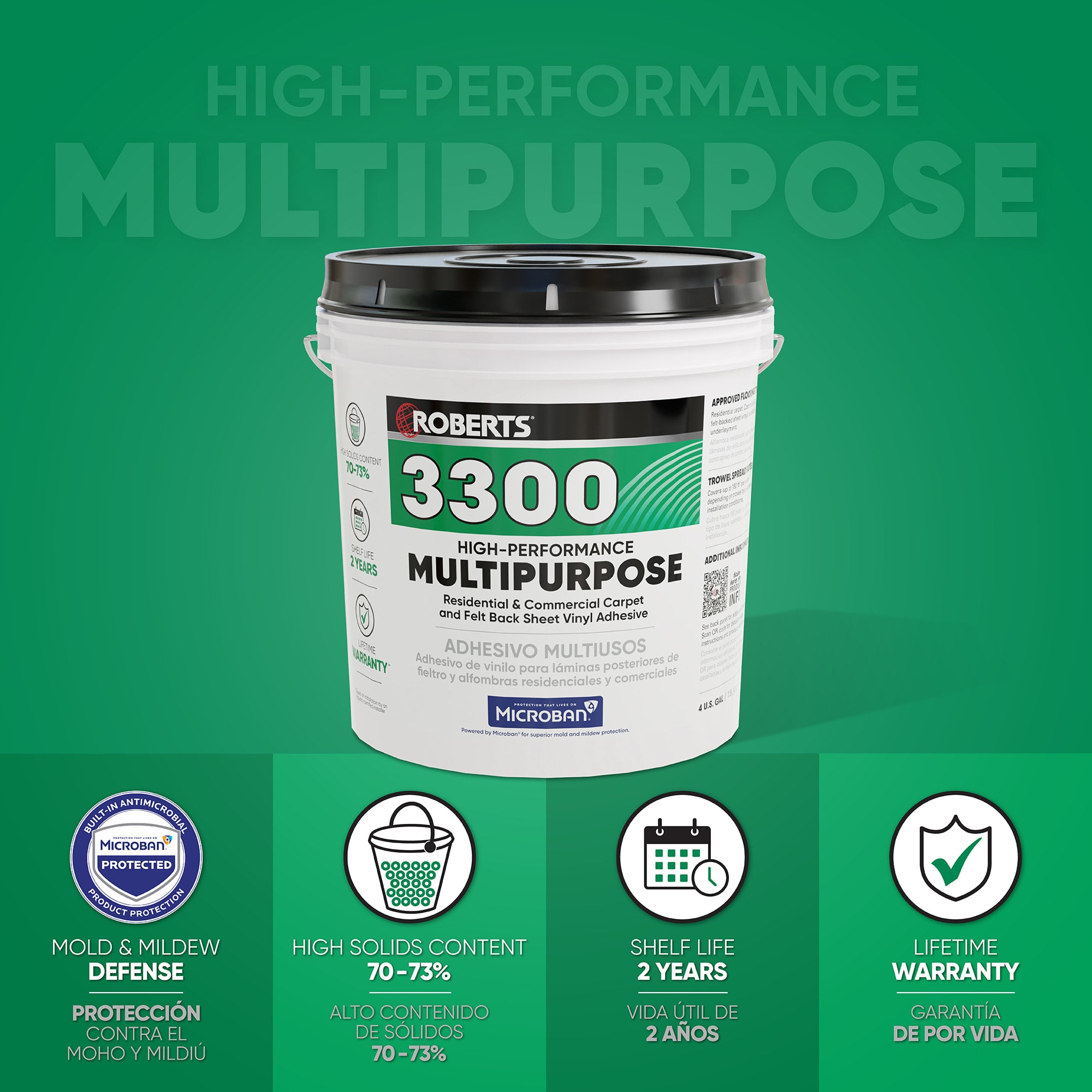 High Performance Multipurpose Adhesive - 4 Gal. (15.14 L) - 2