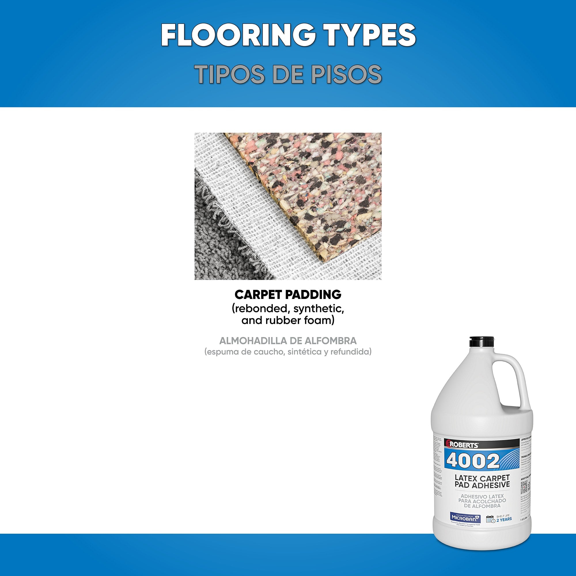 Latex Carpet Pad Adhesive - 1 Gal. (3.78 L) - 3
