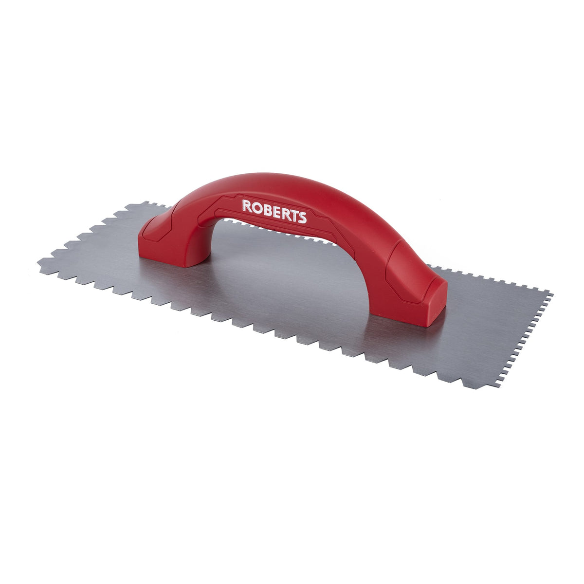 1/4" Flat V & 1/8" Square Dual-Notch Trowel w/ Comfort Grip - 1