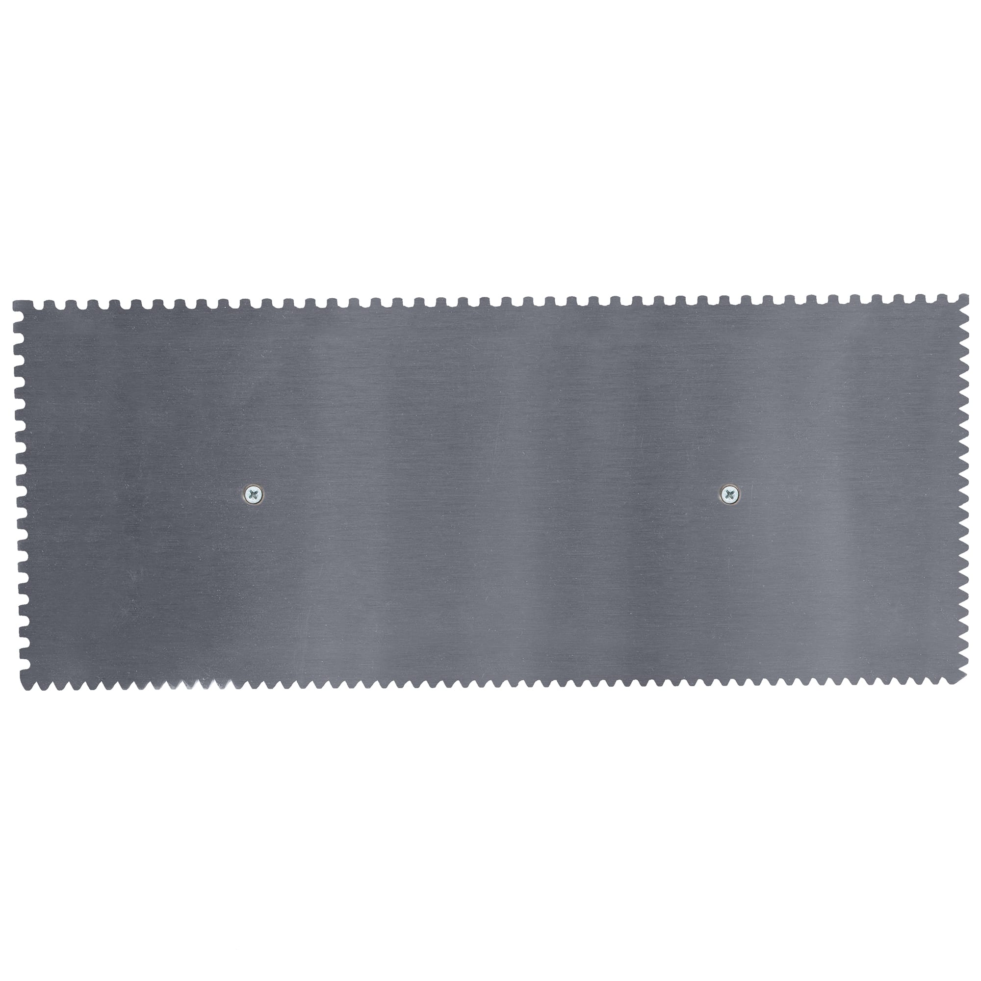 1/4" Flat V & 1/8" U Dual-Notch Trowel w/ Comfort Grip - 7