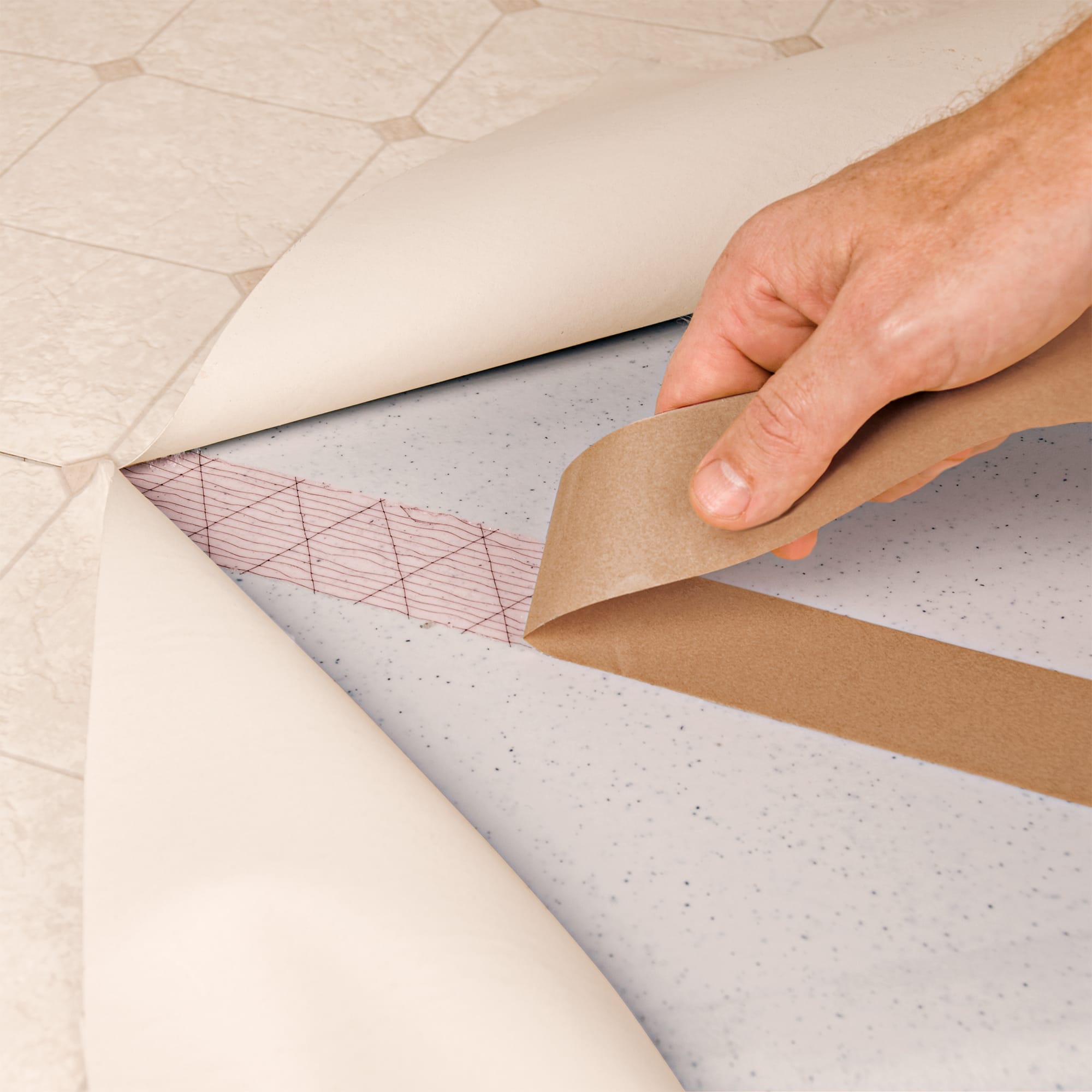 Max Grip 1-7/8" x 50 ft. Vinyl Installation Tape Roll - 3